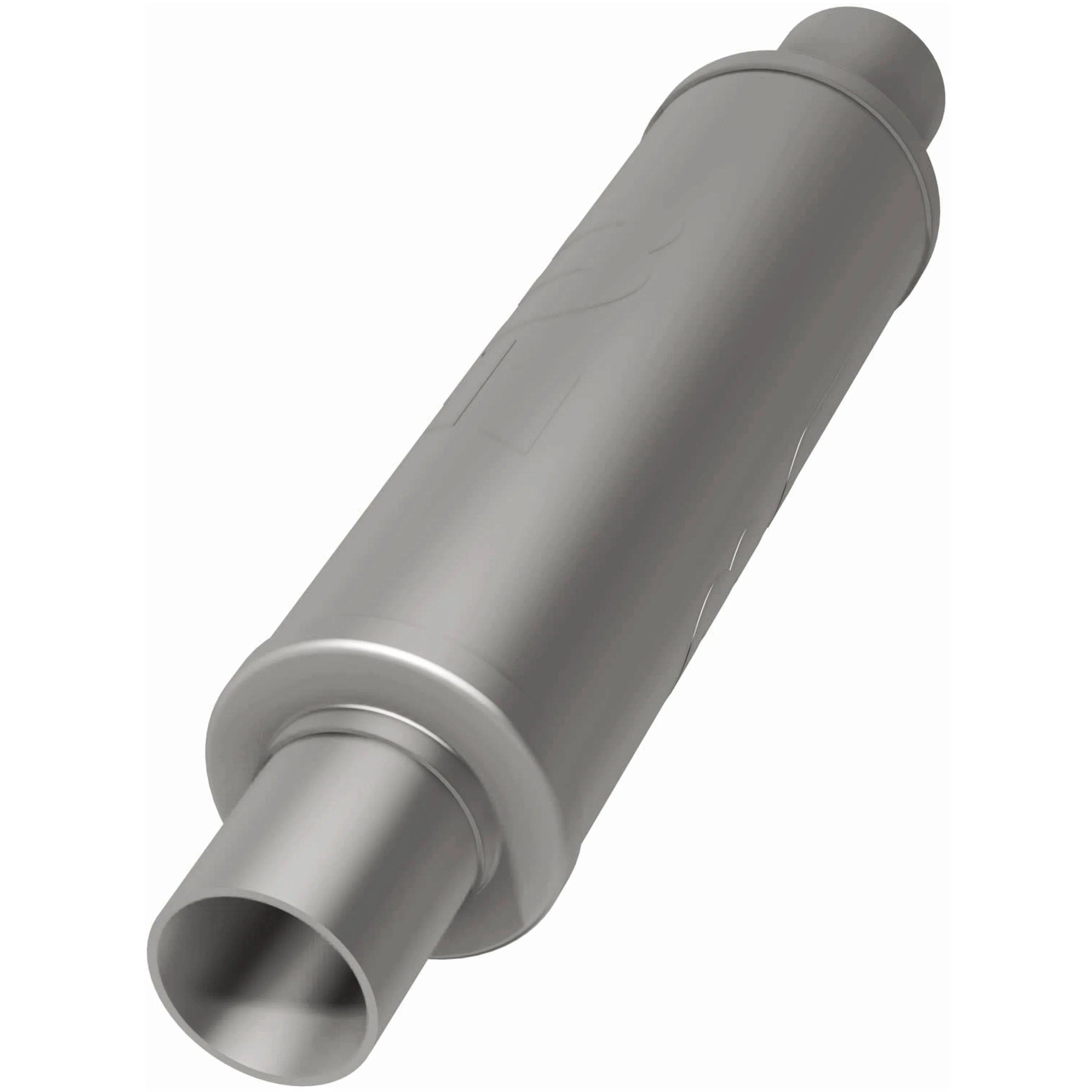 MagnaFlow 4 in. x 14 in. Round Straight-Through Performance Exhaust Muffler 10415 - Image 3