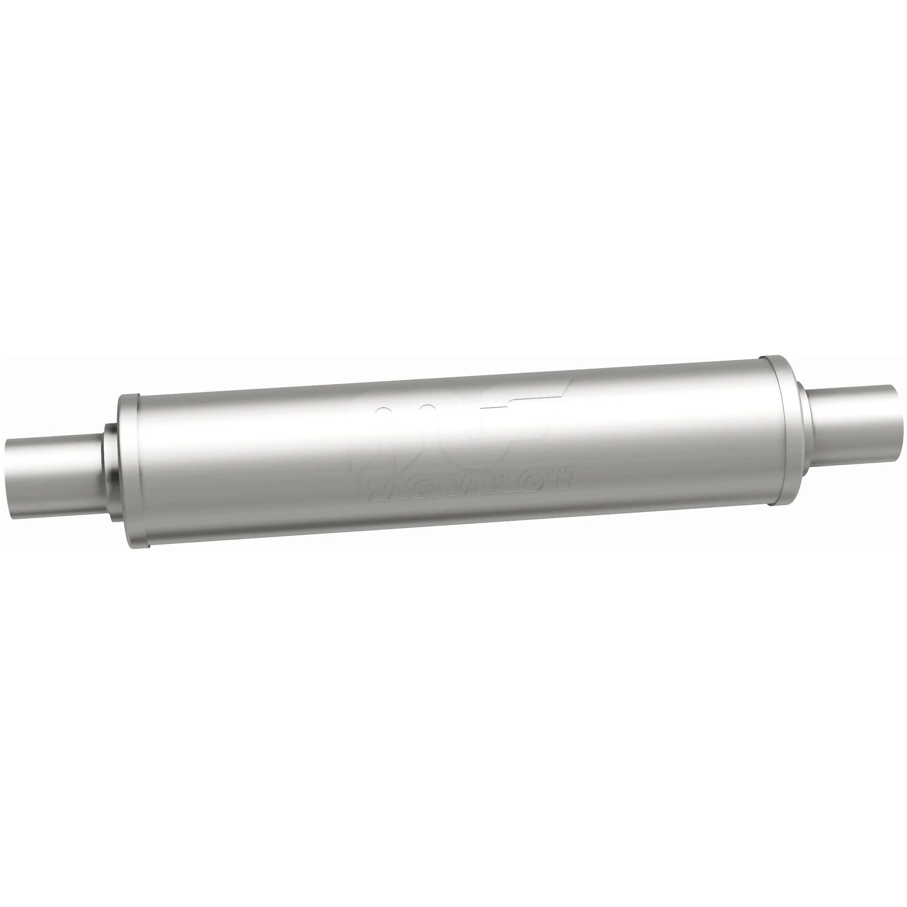 MagnaFlow 4 in. x 18 in. Round Straight-Through Performance Exhaust Muffler 10424 - Image 4
