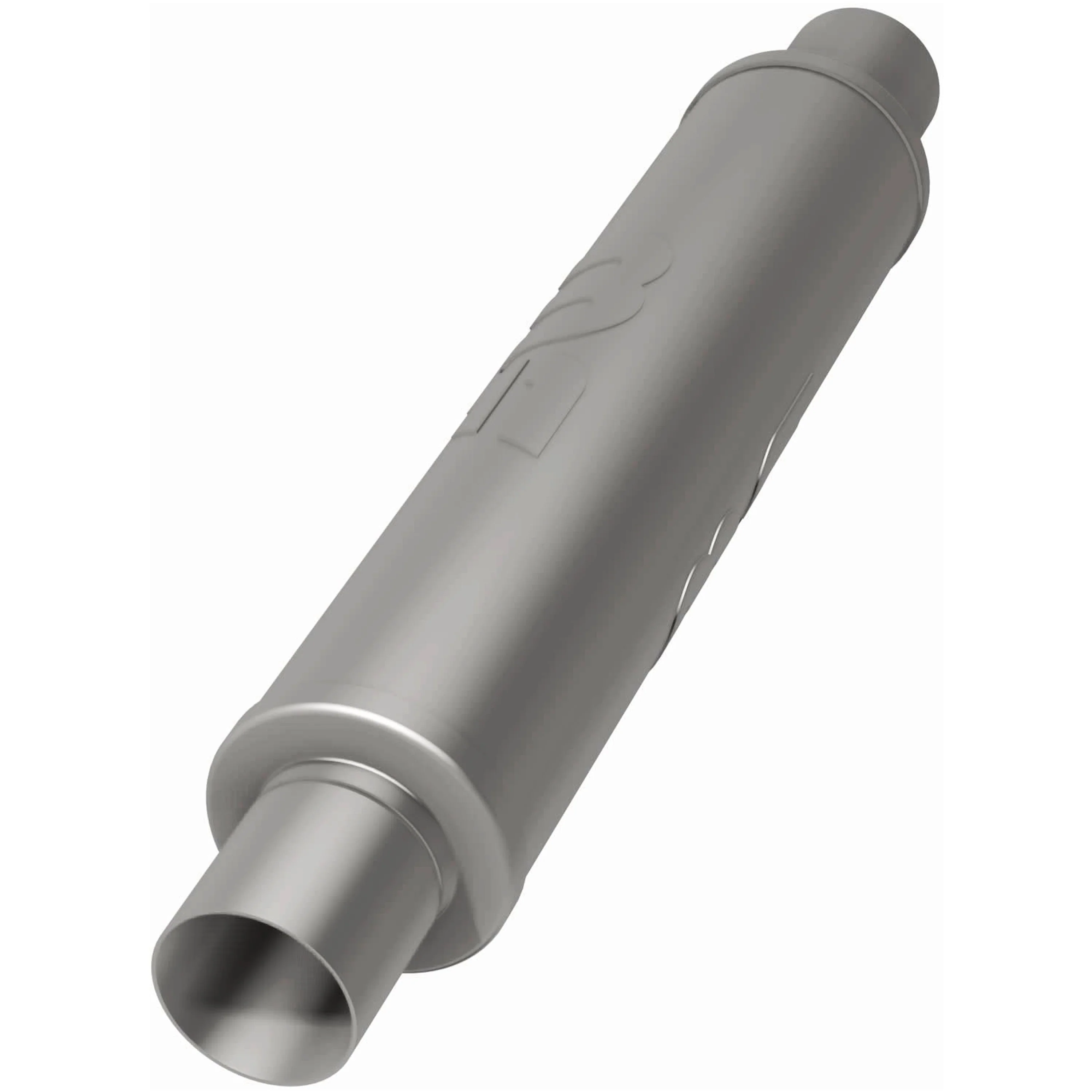 MagnaFlow 4 in. x 18 in. Round Straight-Through Performance Exhaust Muffler 10426 - Image 3