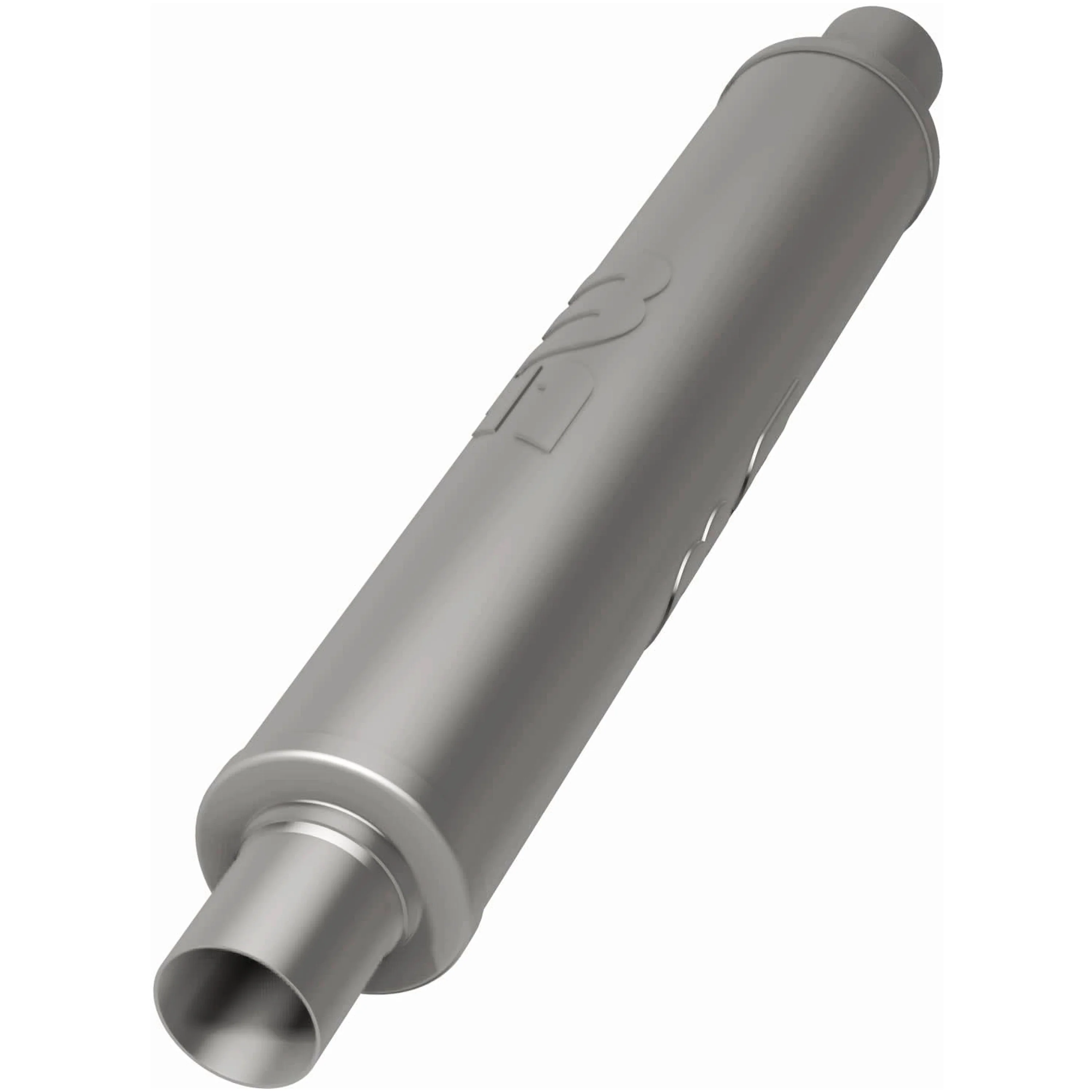 MagnaFlow 4 in. x 22 in. Round Straight-Through Performance Exhaust Muffler 10435 - Image 3