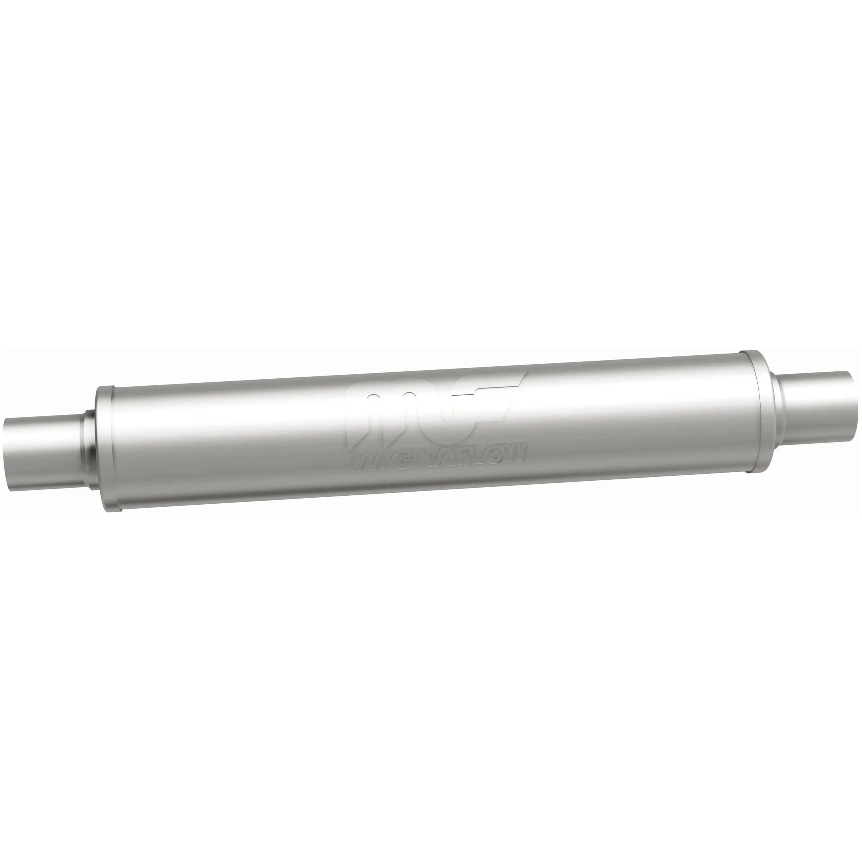 MagnaFlow 4 in. x 22 in. Round Straight-Through Performance Exhaust Muffler 10435 - Image 4