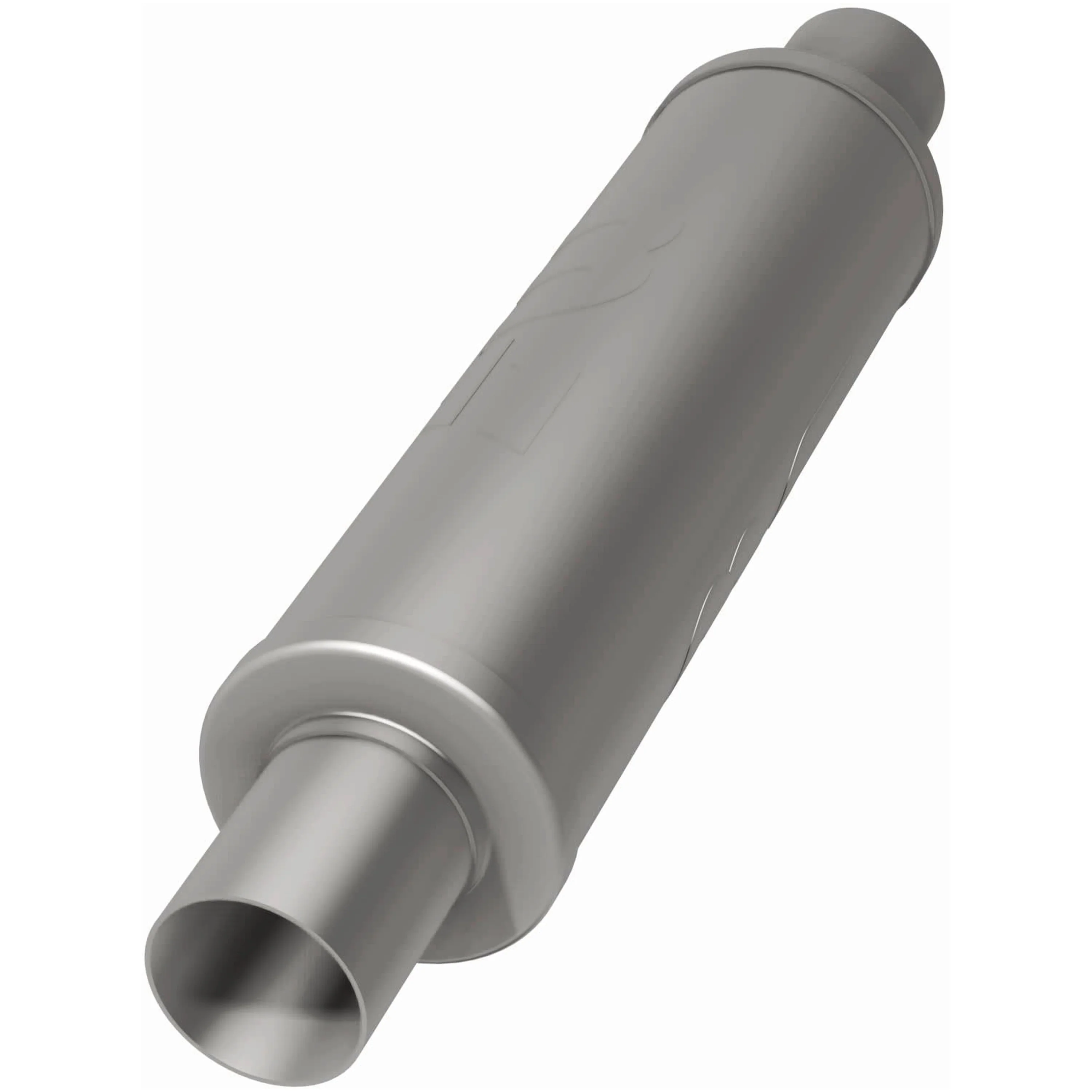 MagnaFlow 4 in. x 14 in. Round Straight-Through Performance Exhaust Muffler 10445 - Image 3
