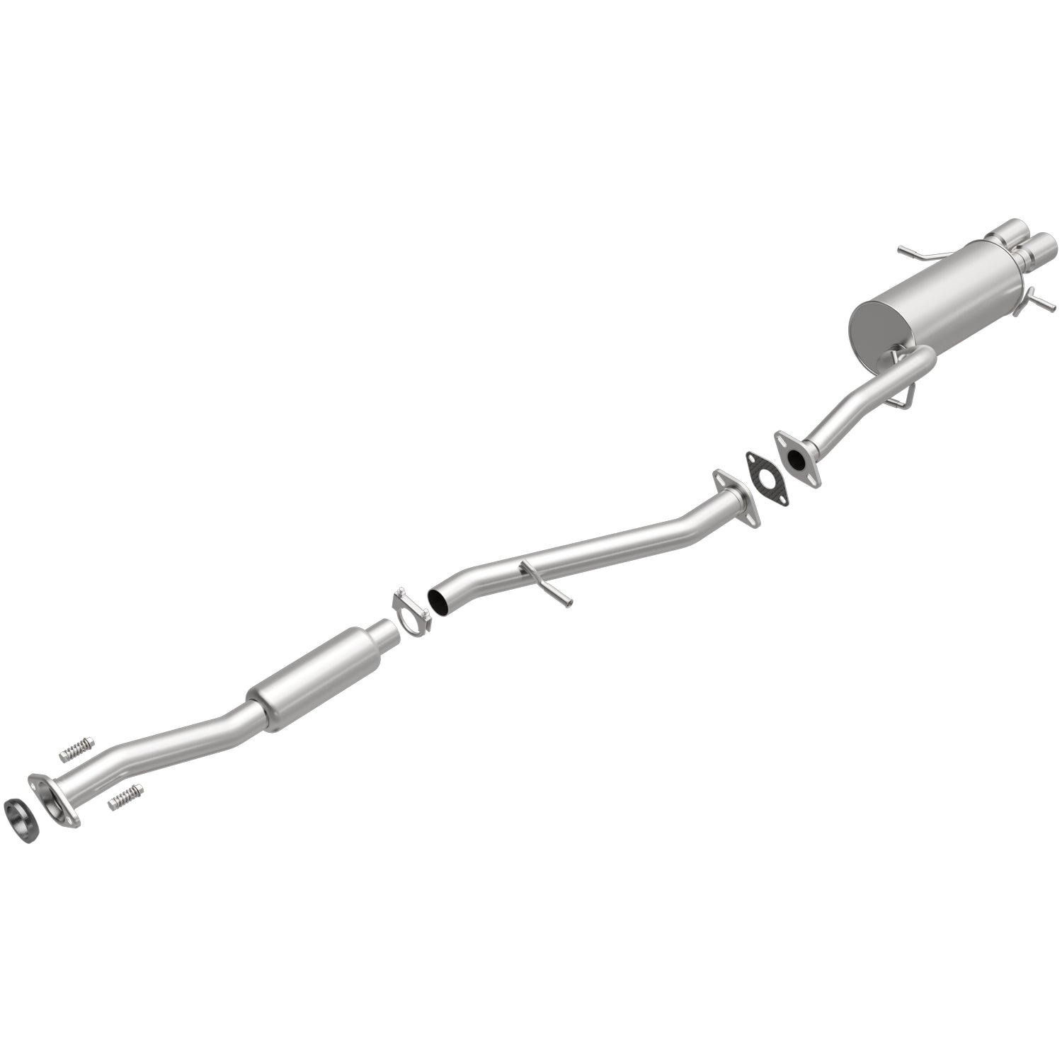 BRExhaust 2002-2004 Subaru Impreza 2.0L Direct-Fit Exhaust System Kit 106-0233 - Image 2
