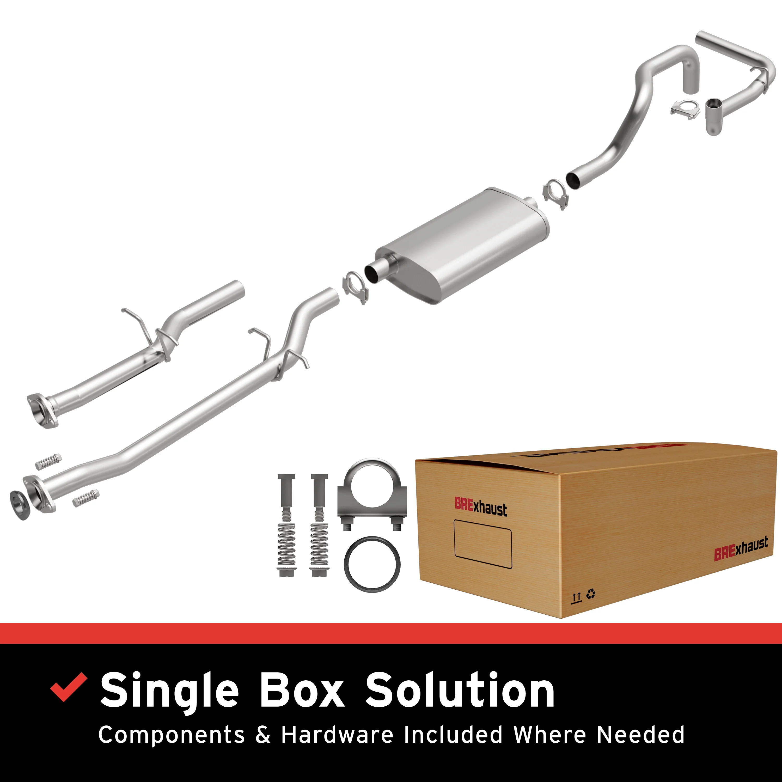 BRExhaust Direct-Fit Exhaust System Kit 106-0263