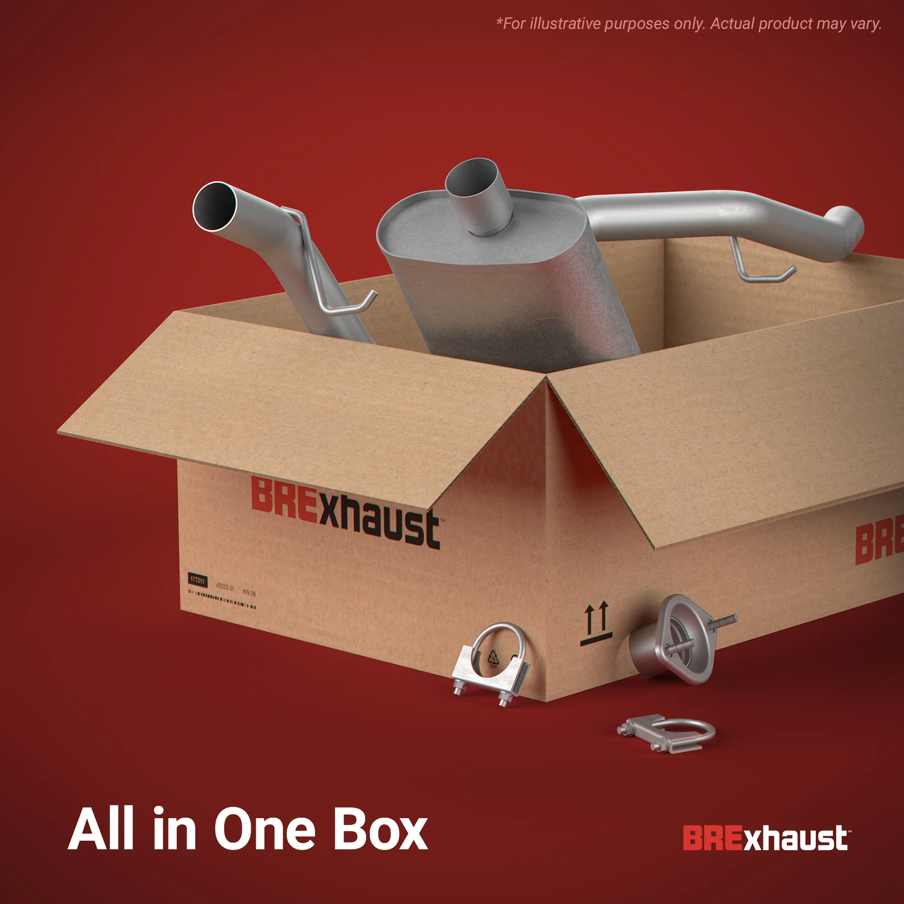 BRExhaust Direct-Fit Exhaust System Kit 106-0291 - Image 6