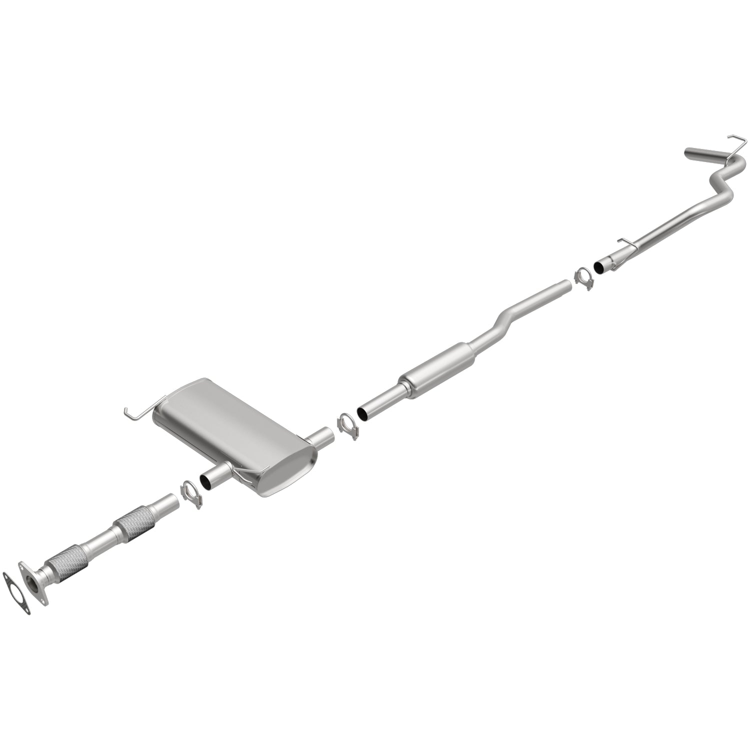 BRExhaust Direct-Fit Exhaust System Kit 106-0457 - Image 2