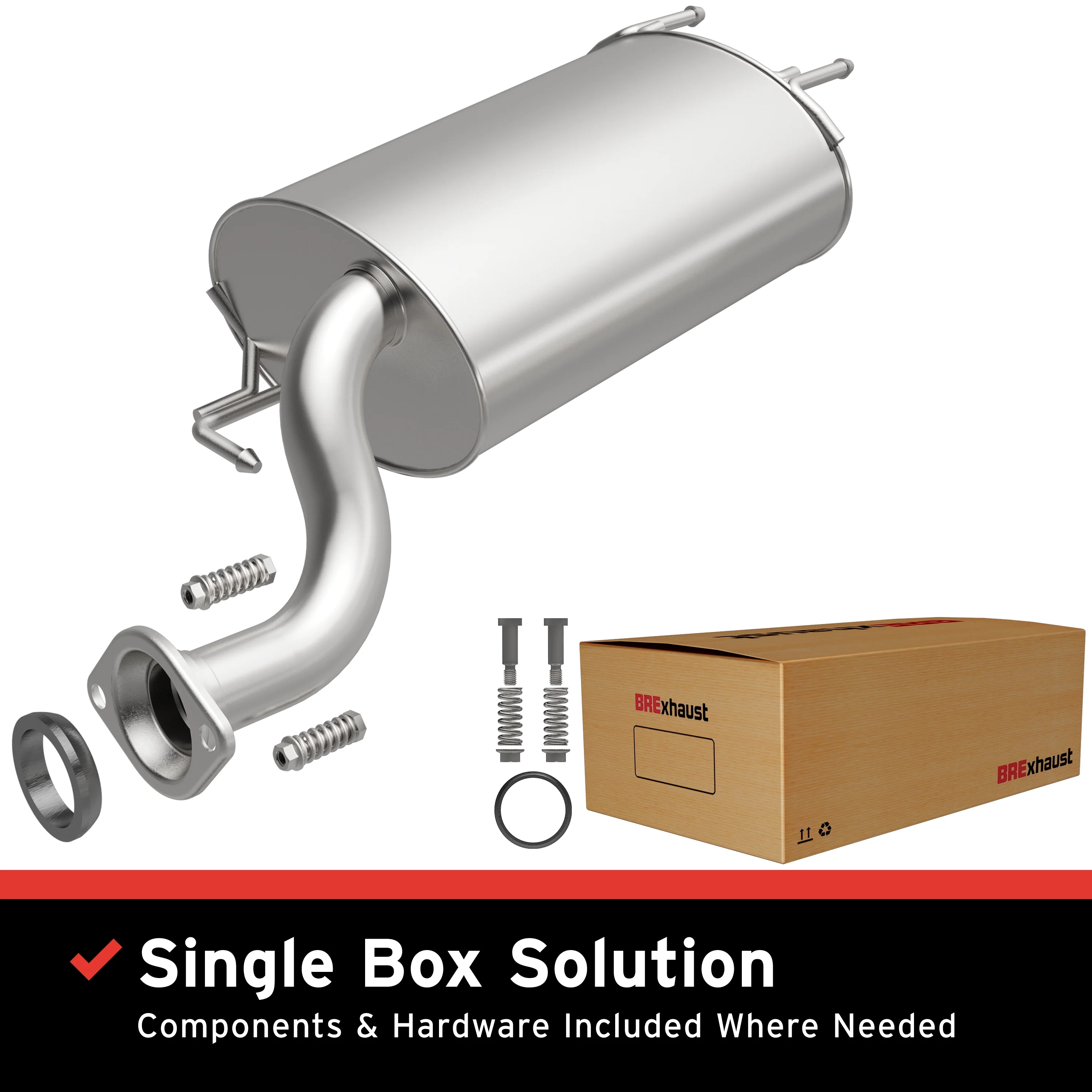 BRExhaust 1999-2003 Lexus RX300 3.0L Direct-Fit Exhaust System Kit 106-0460