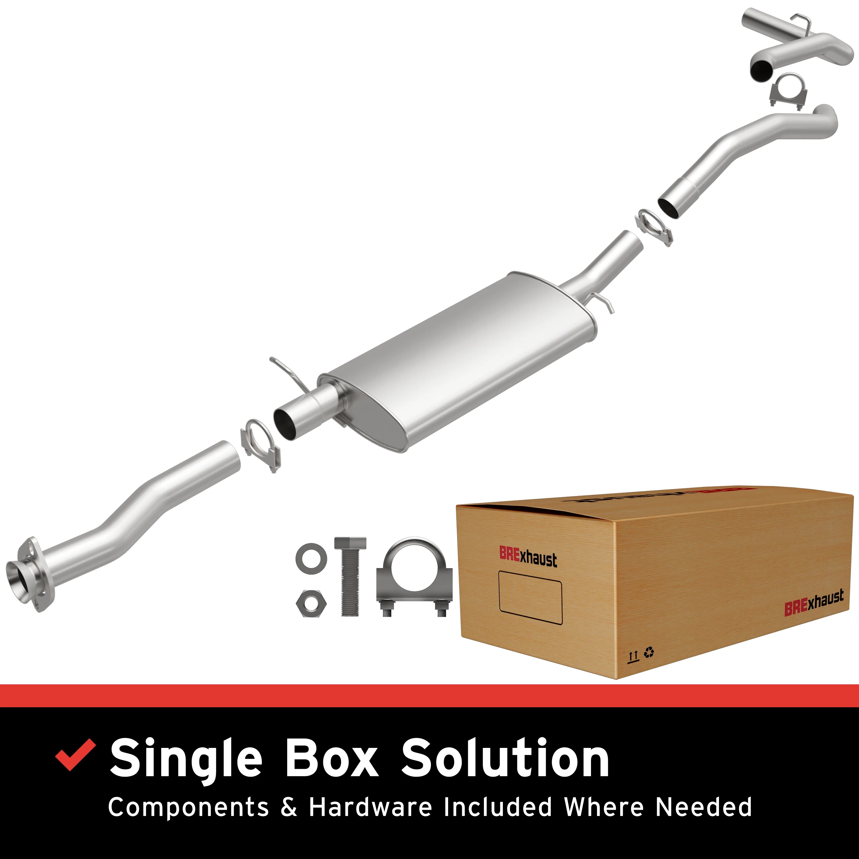 BRExhaust Direct-Fit Exhaust System Kit 106-0490