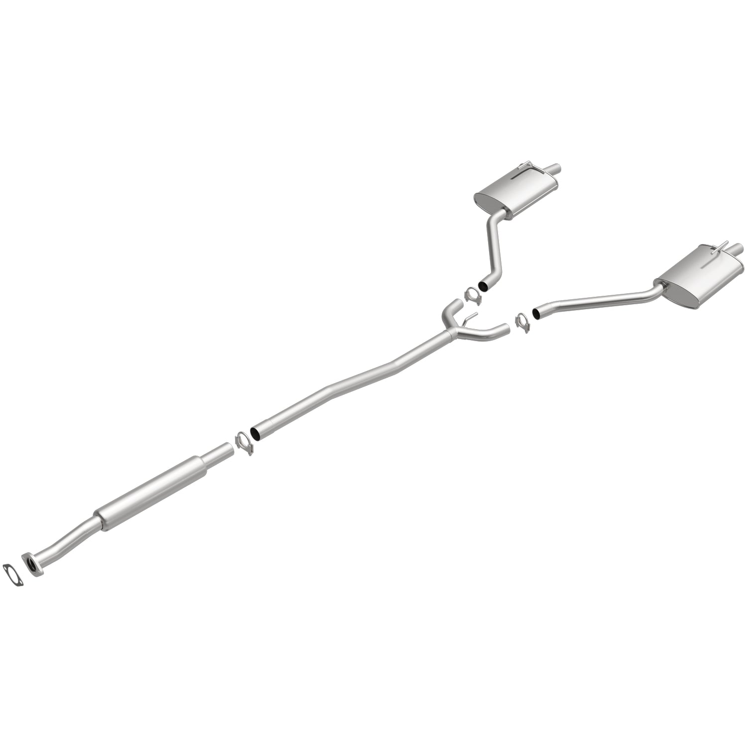 BRExhaust 2002-2006 Nissan Altima 3.5L Direct-Fit Exhaust System Kit 106-0616 - Image 2