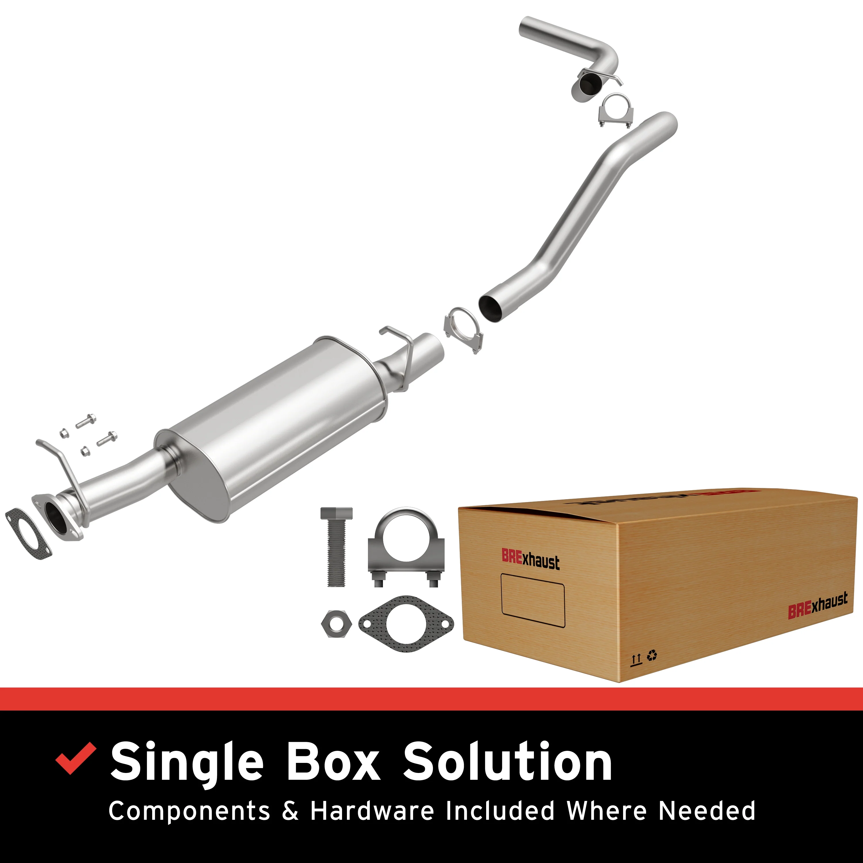 BRExhaust Direct-Fit Exhaust System Kit 106-0693