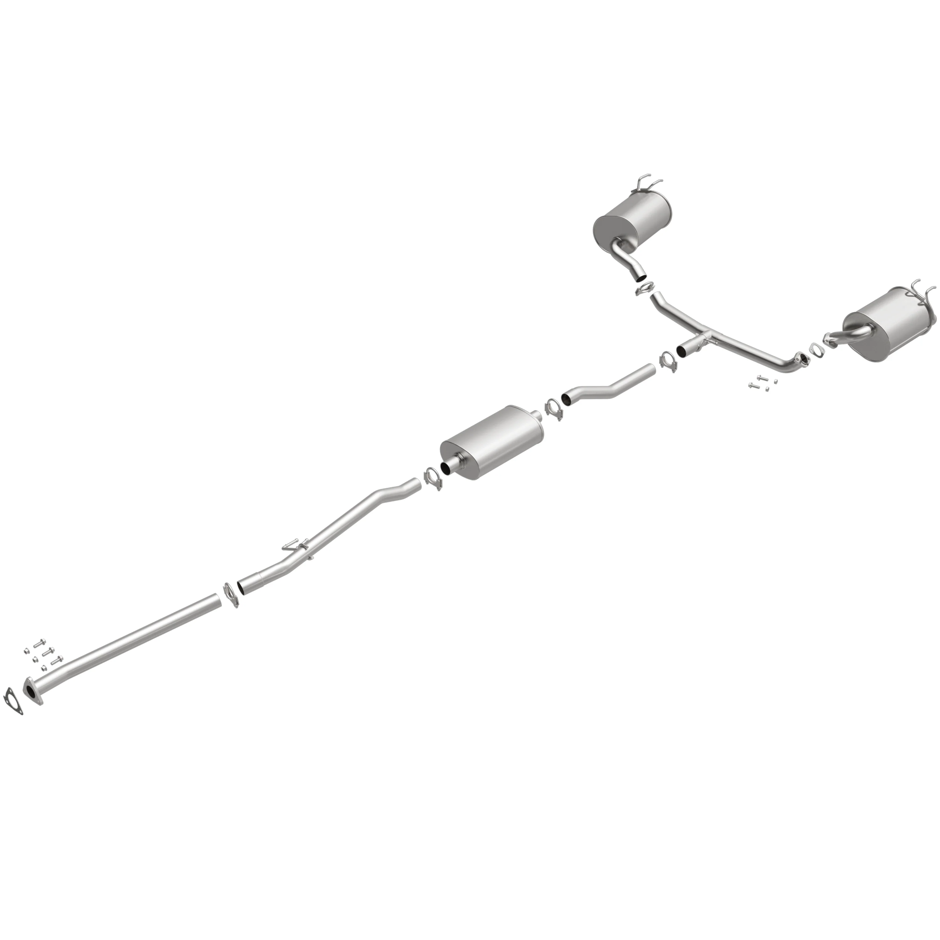 BRExhaust 2017-2022 Honda CR-V 1.5L Direct-Fit Exhaust System Kit 106-1005 - Image 4
