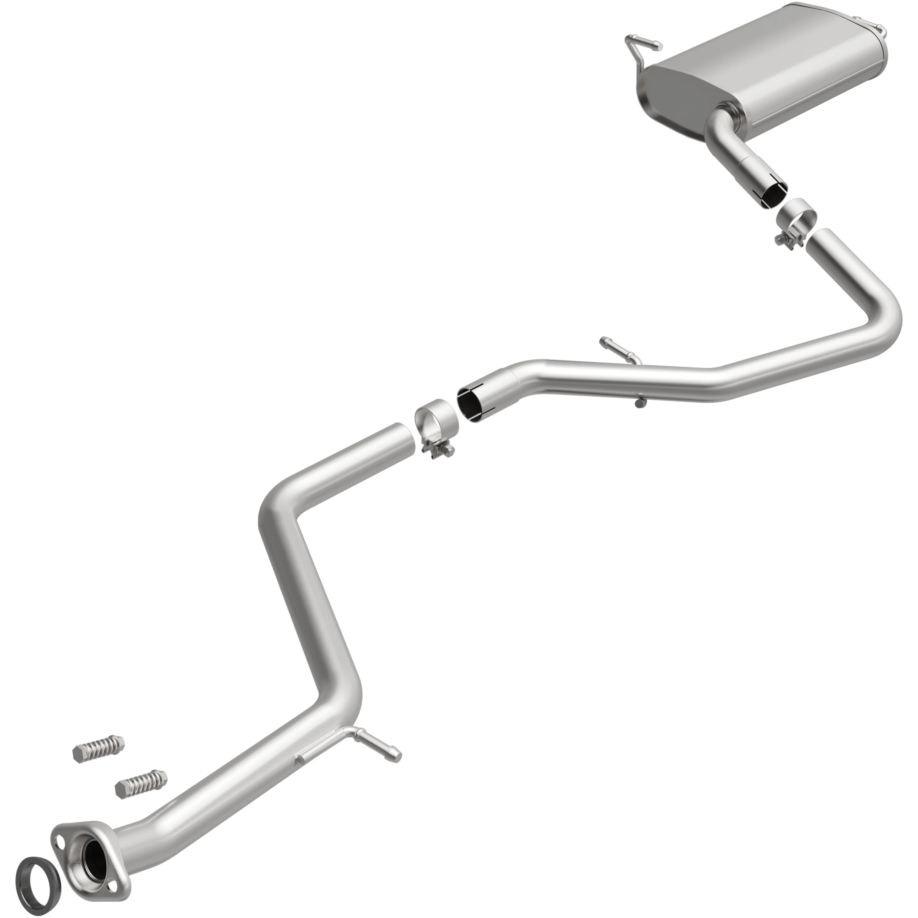 BRExhaust 2020-2022 Toyota Corolla 1.8L Direct-Fit Exhaust System Kit 106-1066 - Image 4