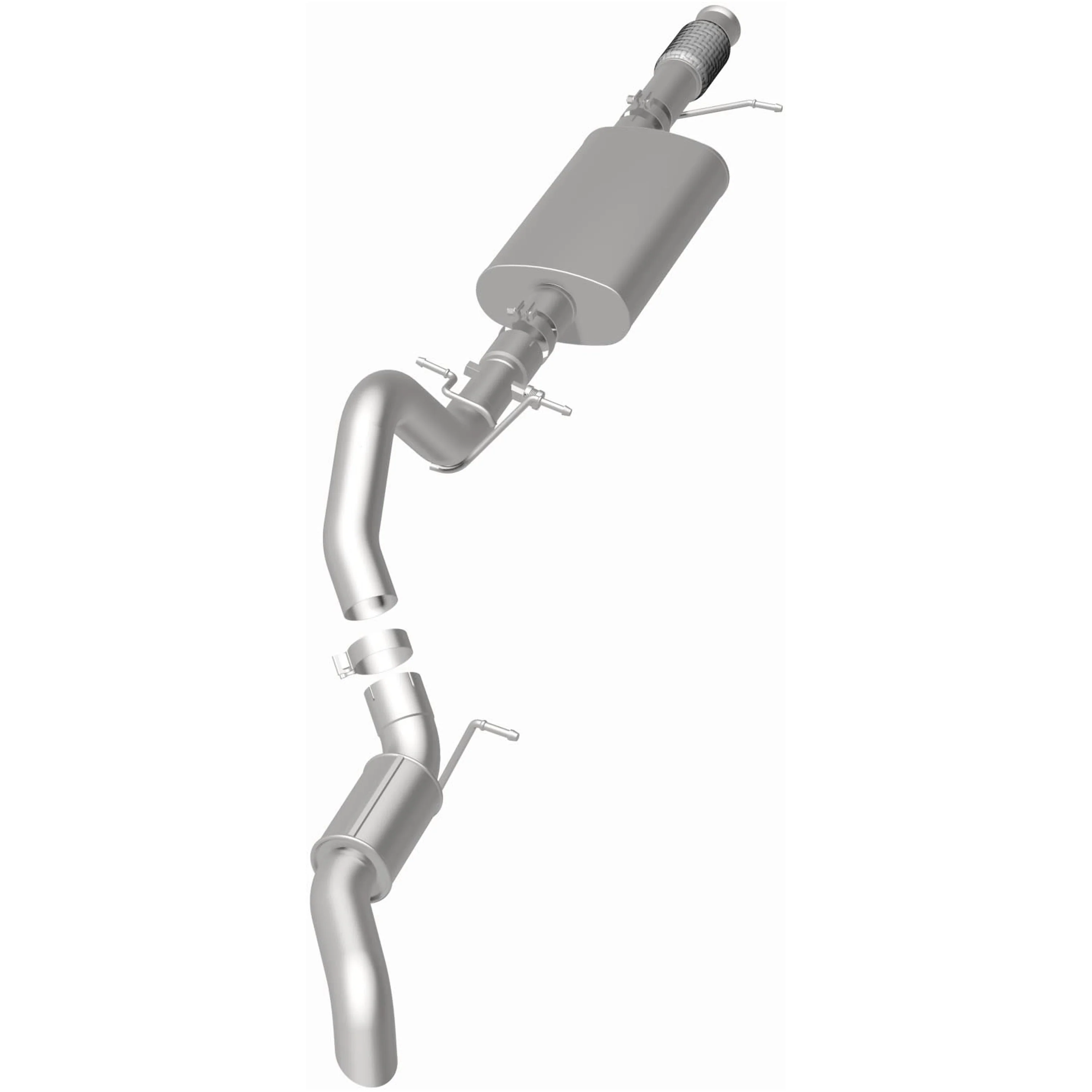 BRExhaust 2015-2020 Cadillac Escalade 6.2L | 2015-2020 GMC Yukon 6.2L Direct-Fit Exhaust System Kit 106-1132 - Image 3