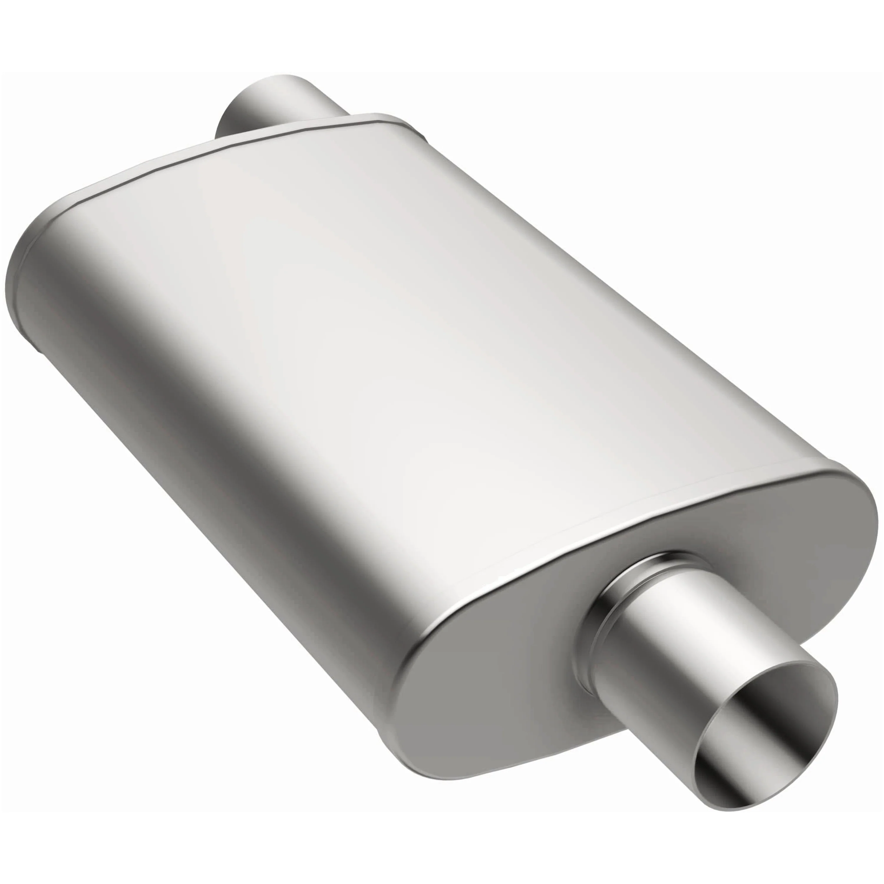 MagnaFlow 5 in. x 8 in. x 14 in. Oval Straight-Through Performance Exhaust Muffler 12225 - Image 2