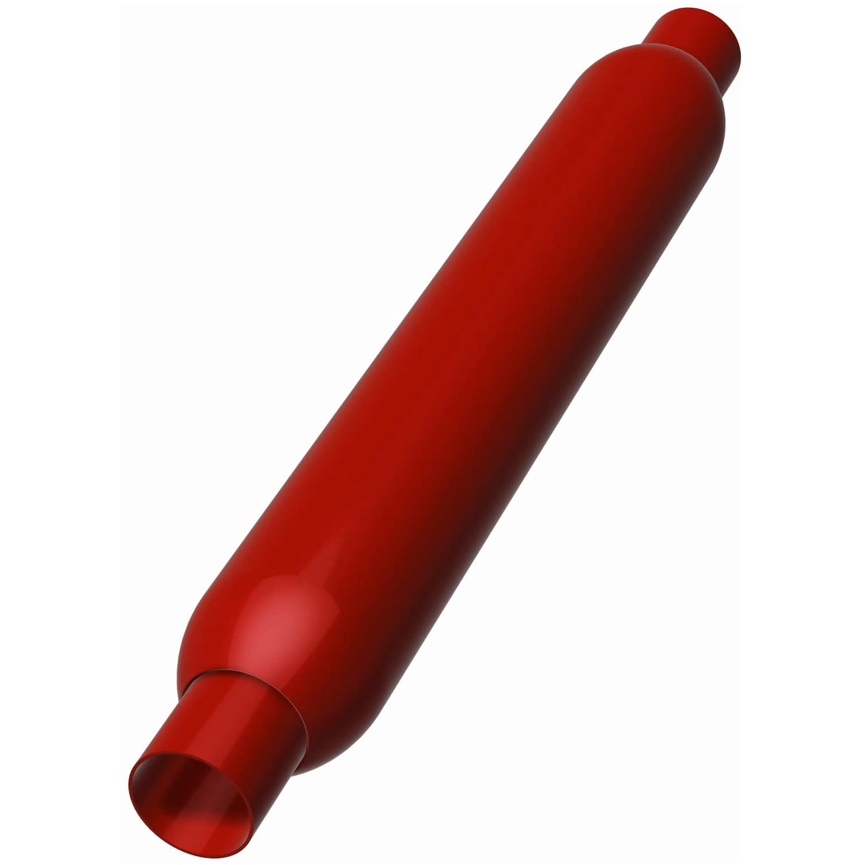 MagnaFlow Redpack 3.5 in. x 18 in. Round Glasspack Performance Exhaust Muffler 13124 - Image 3