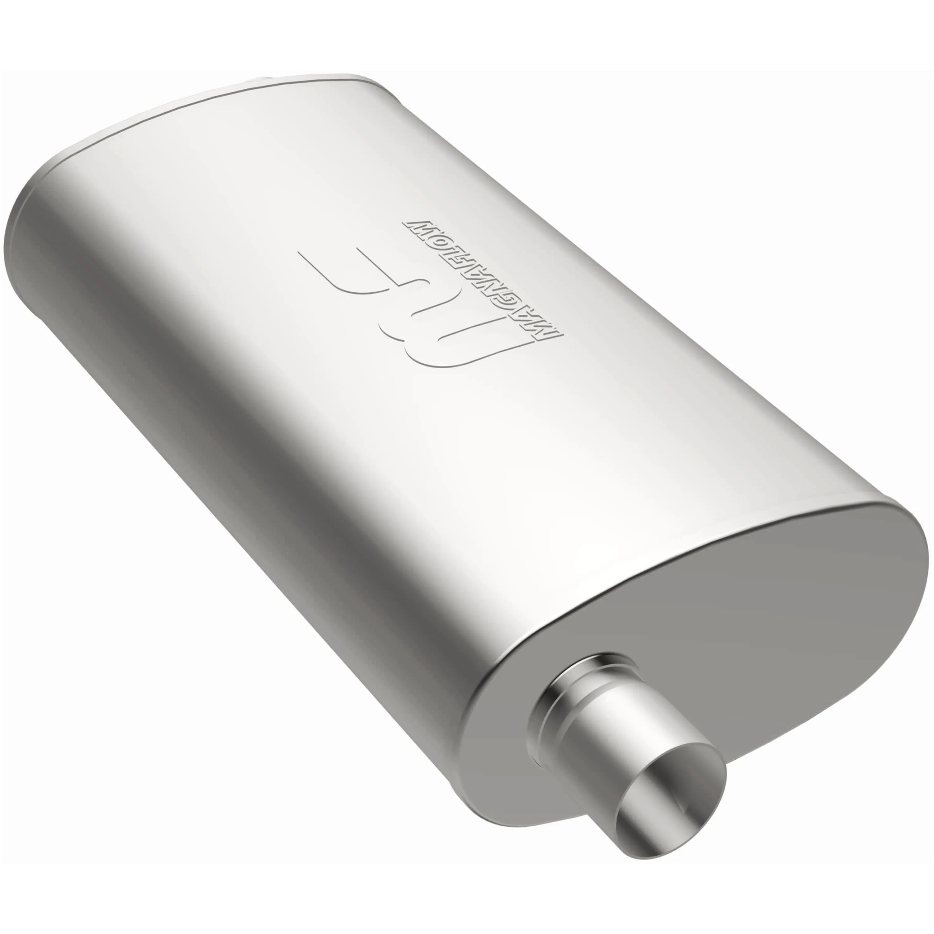 MagnaFlow 5 in. x 8 in. x 14 in. Oval Straight-Through Performance Exhaust Muffler 14239 - Image 2