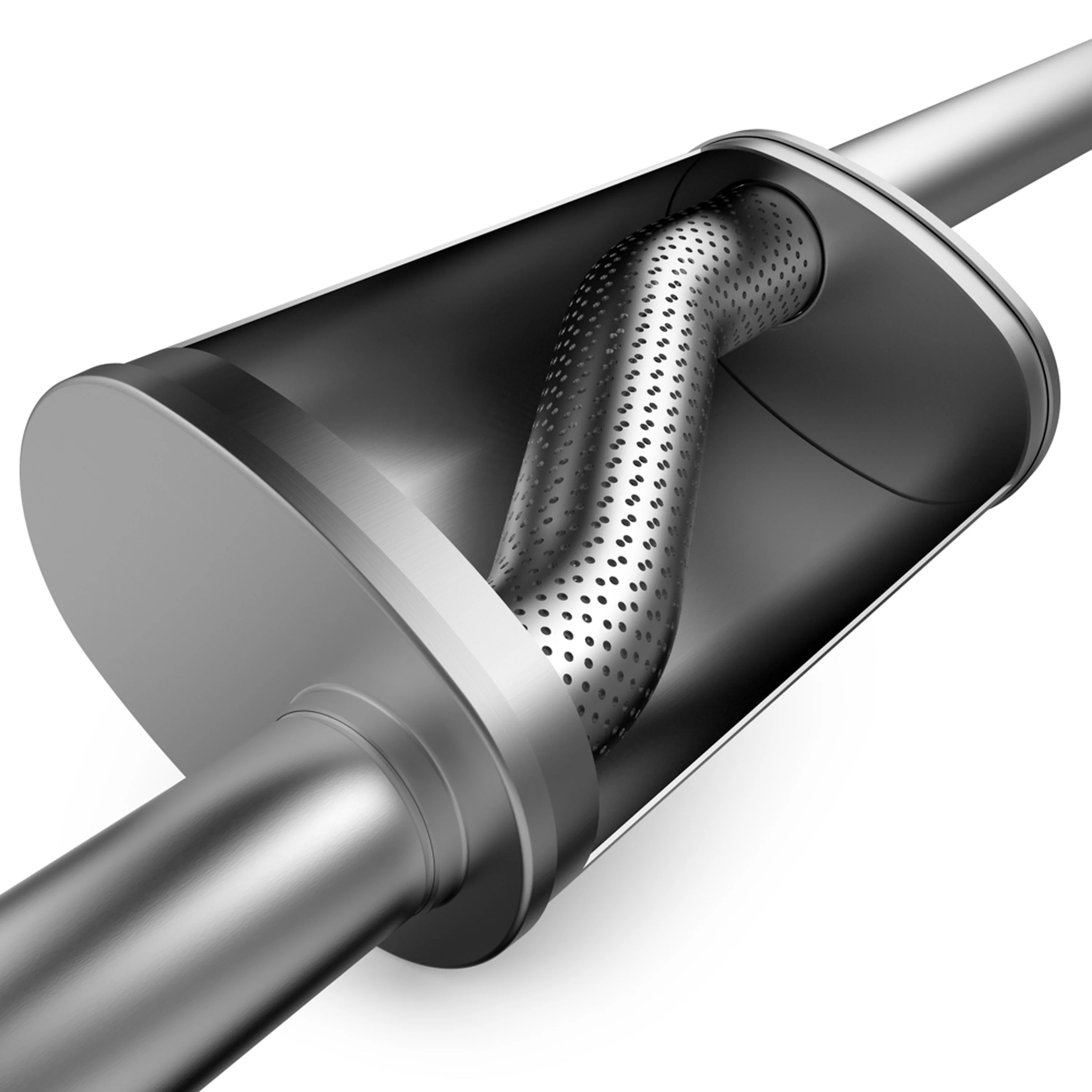 MagnaFlow 5 in. x 8 in. x 18 in. Oval Straight-Through Performance Exhaust Muffler 14264 - Image 5