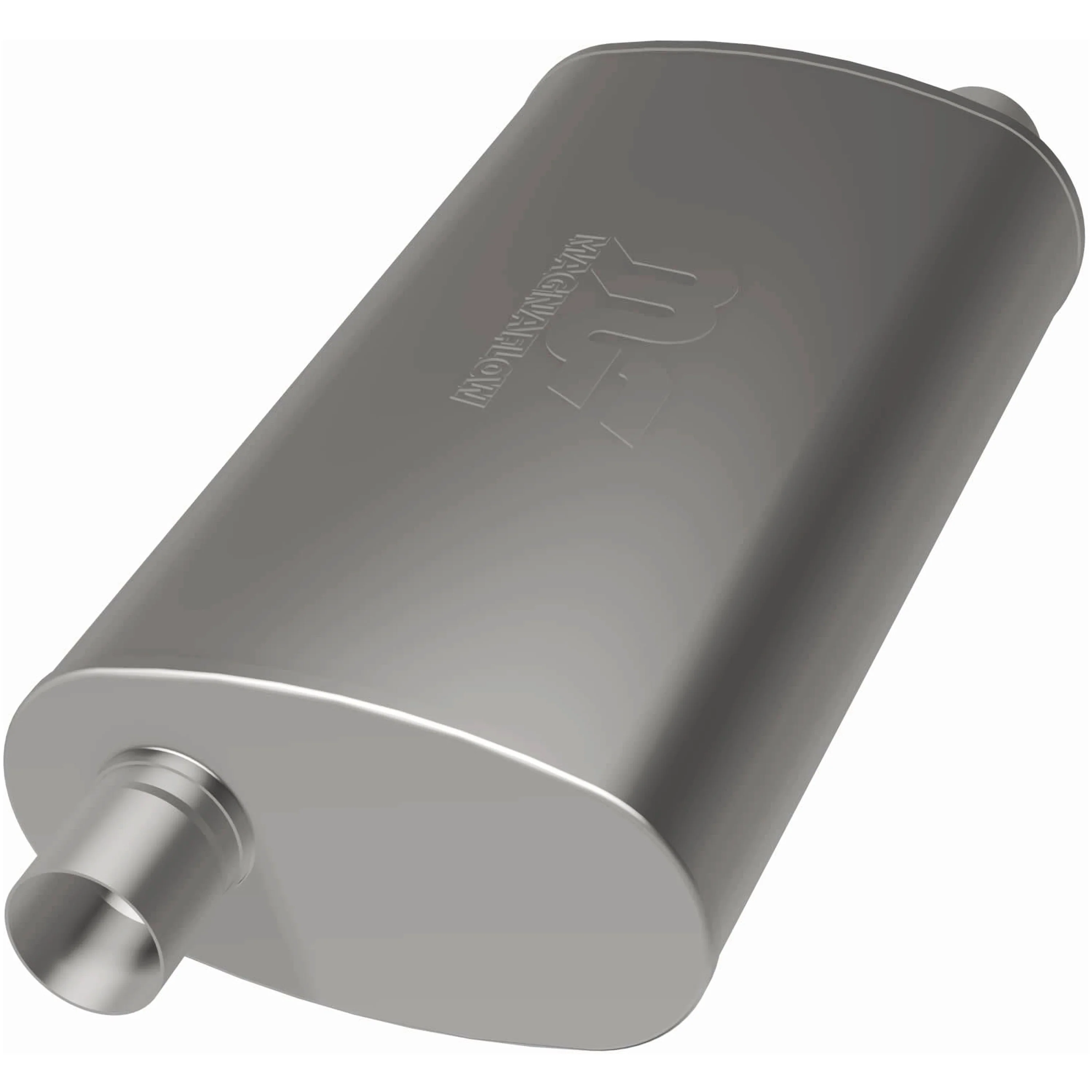 MagnaFlow 4 in. x 9 in. x 14 in. Oval Straight-Through Performance Exhaust Muffler 14335 - Image 3