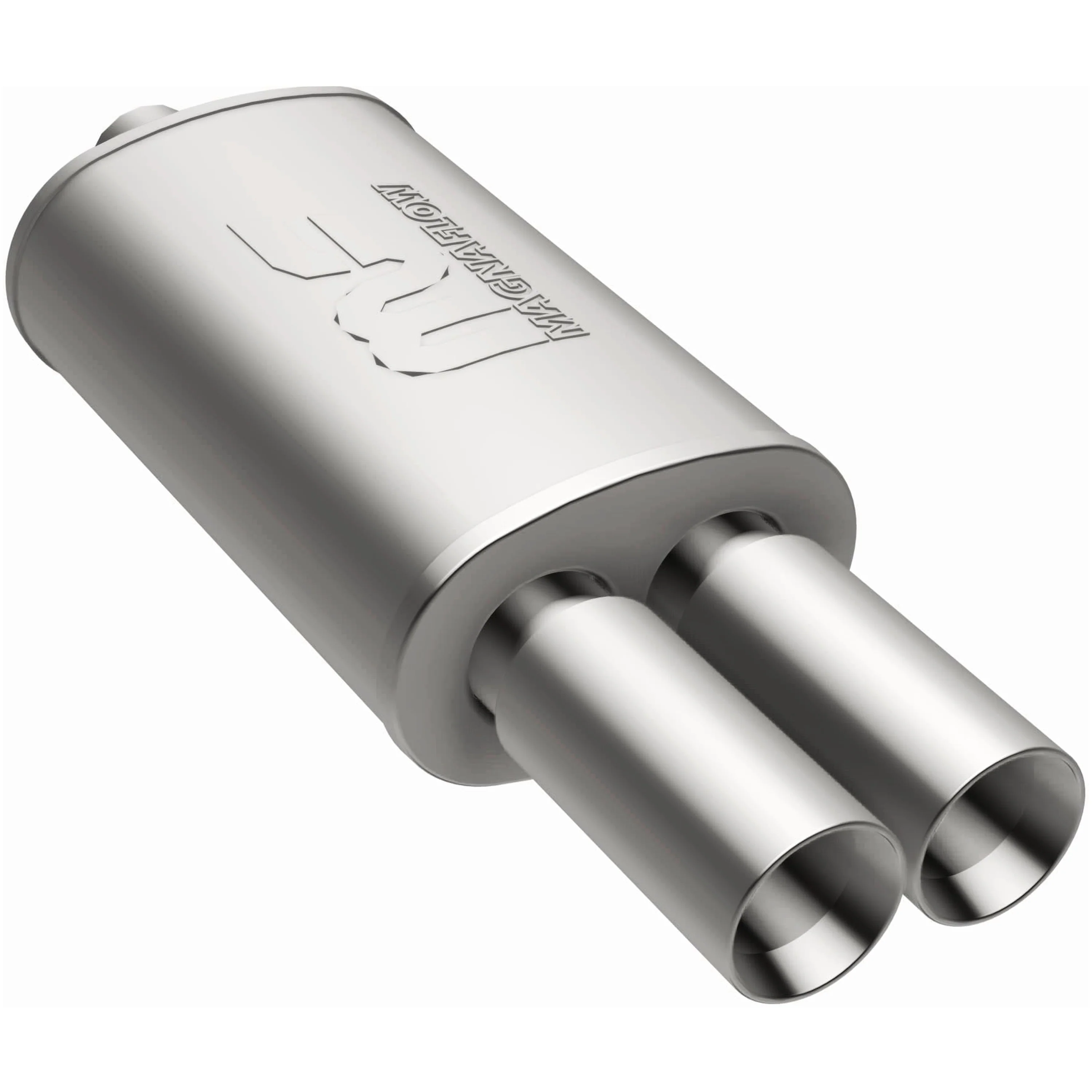 MagnaFlow Street Series 5 in. x 8 in. x 14 in. Oval Straight-Through Performance Exhaust Muffler 14815 - Image 2