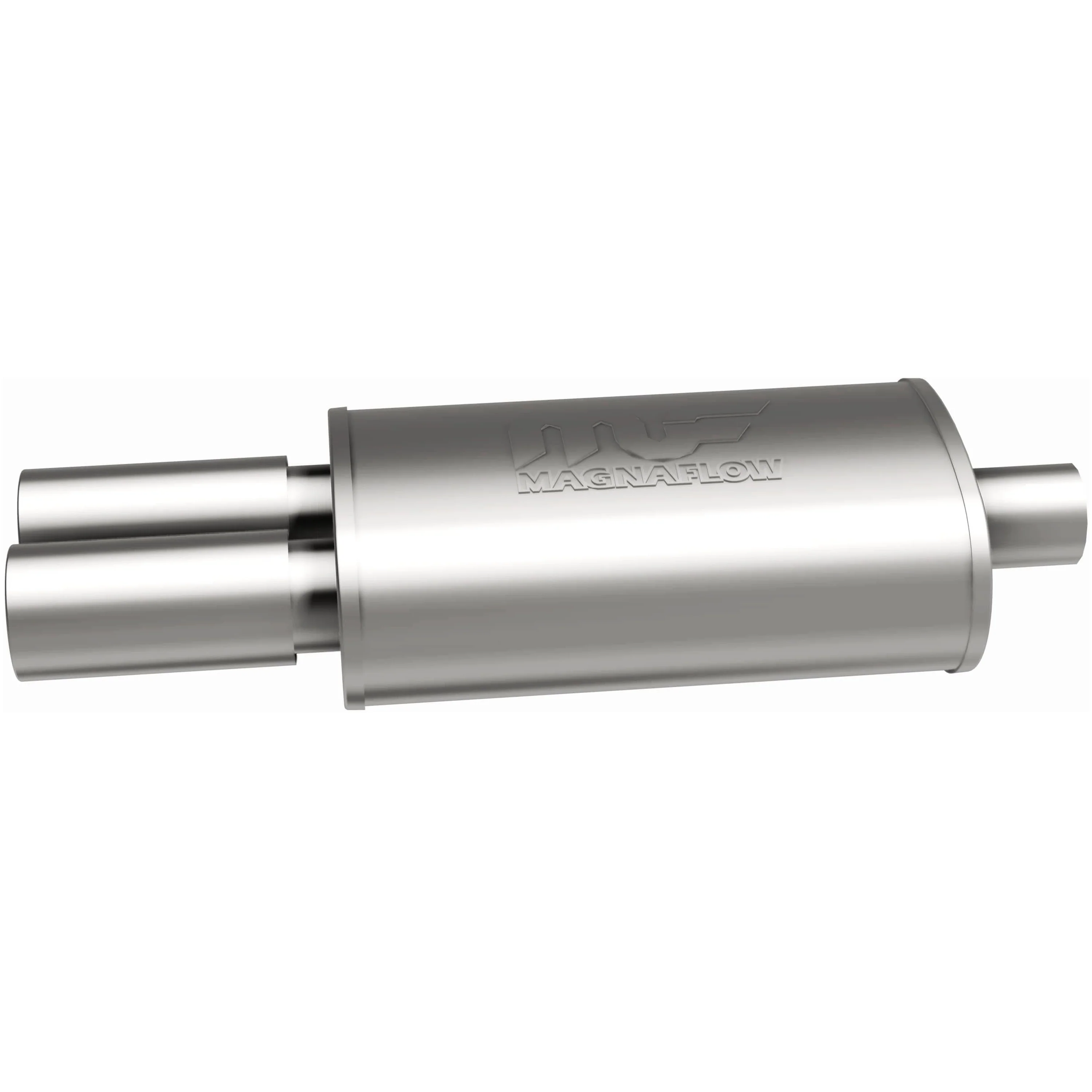 MagnaFlow Street Series 5 in. x 8 in. x 14 in. Oval Straight-Through Performance Exhaust Muffler 14815 - Image 4