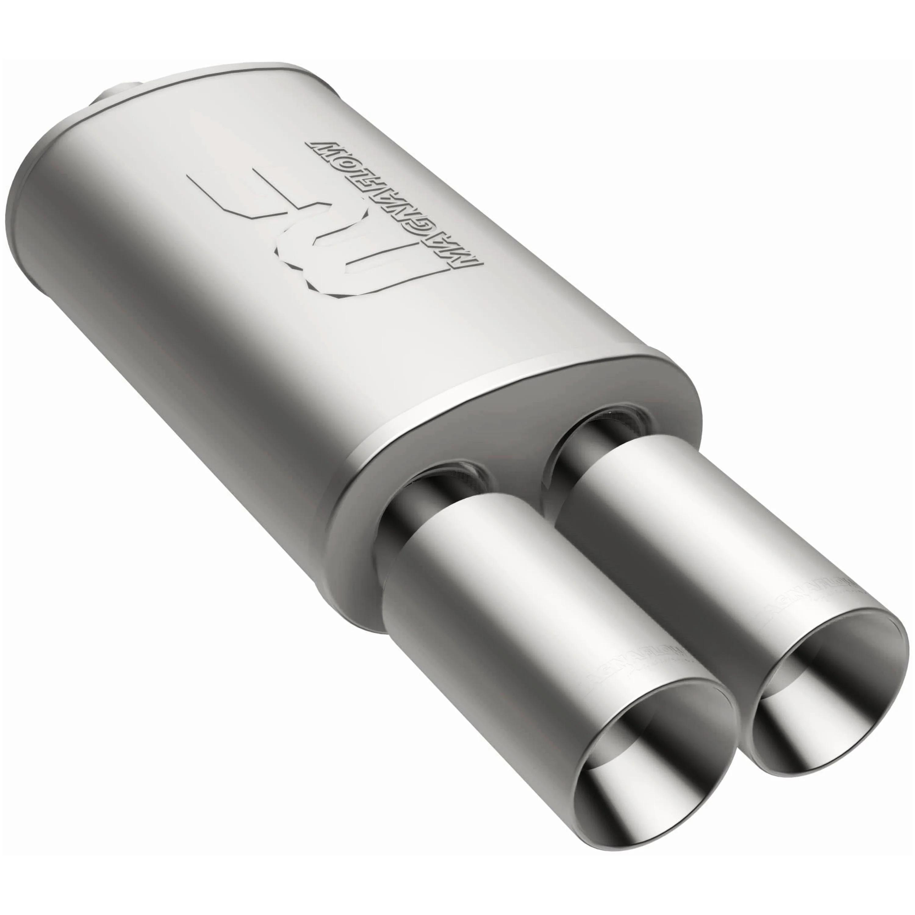 MagnaFlow Street Series 5 in. x 8 in. x 14 in. Oval Straight-Through Performance Exhaust Muffler 14816 - Image 2