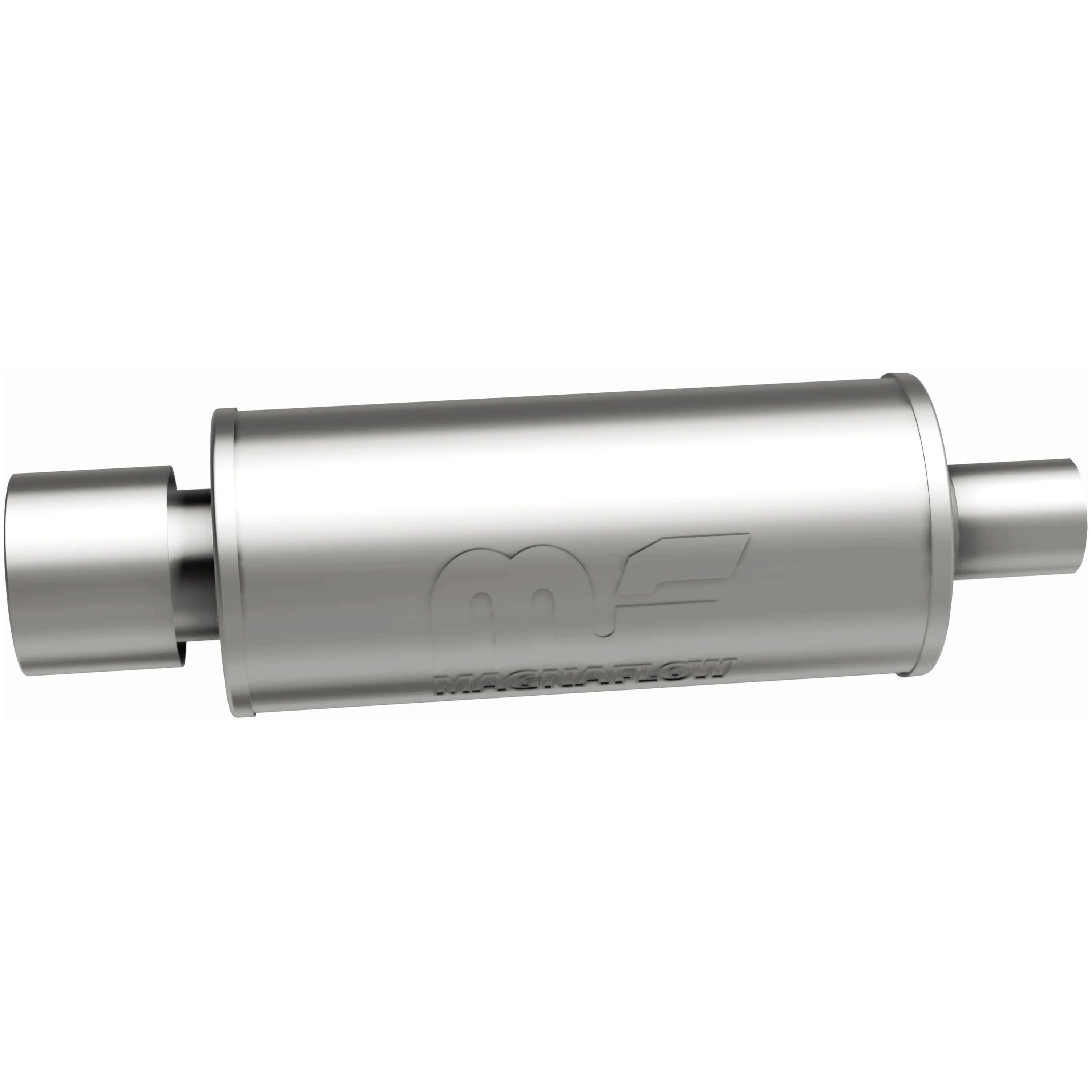 MagnaFlow Street Series 6 in. x 14 in. Round Straight-Through Performance Exhaust Muffler 14817 - Image 4