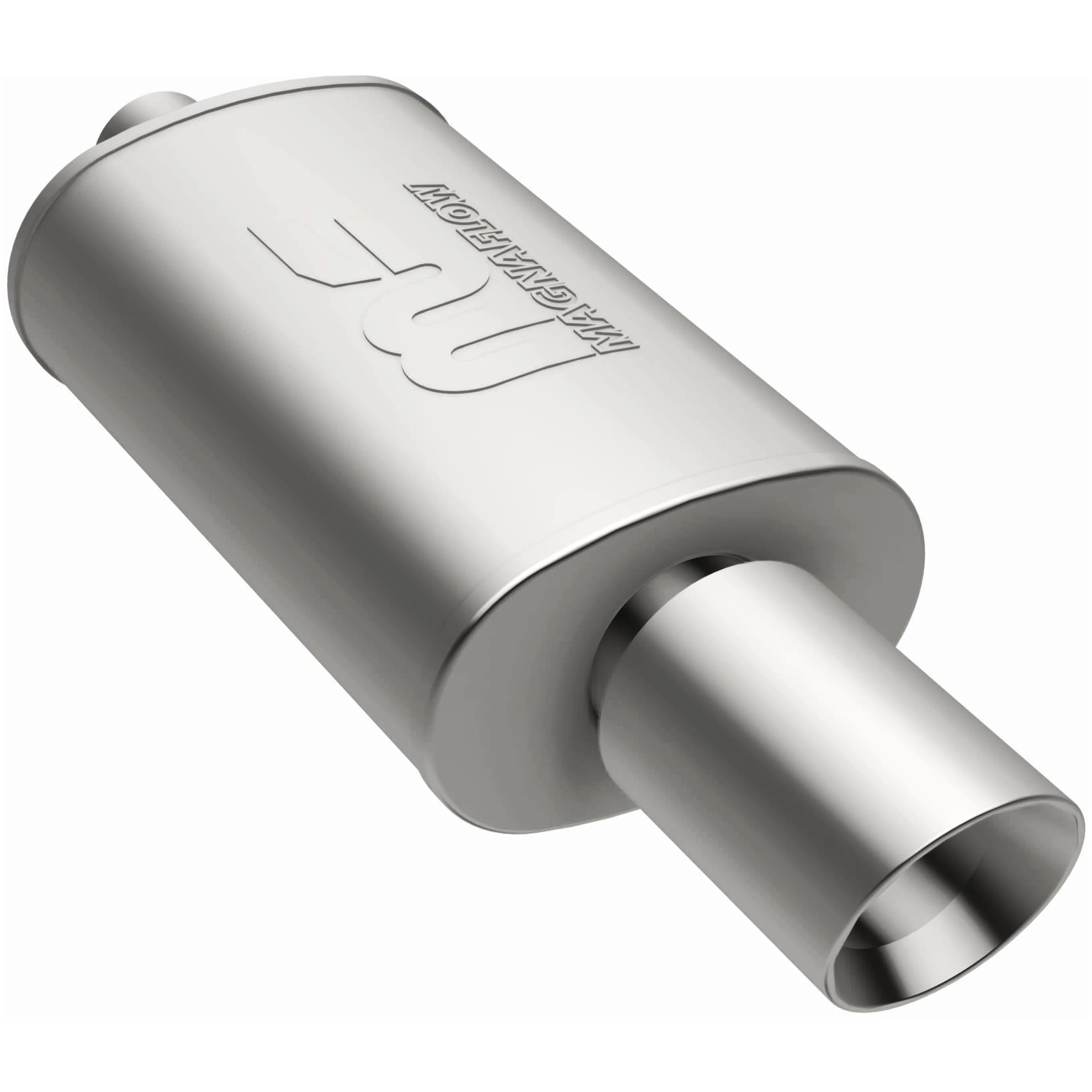 MagnaFlow Street Series 5 in. x 8 in. x 14 in. Oval Straight-Through Performance Exhaust Muffler 14829 - Image 2