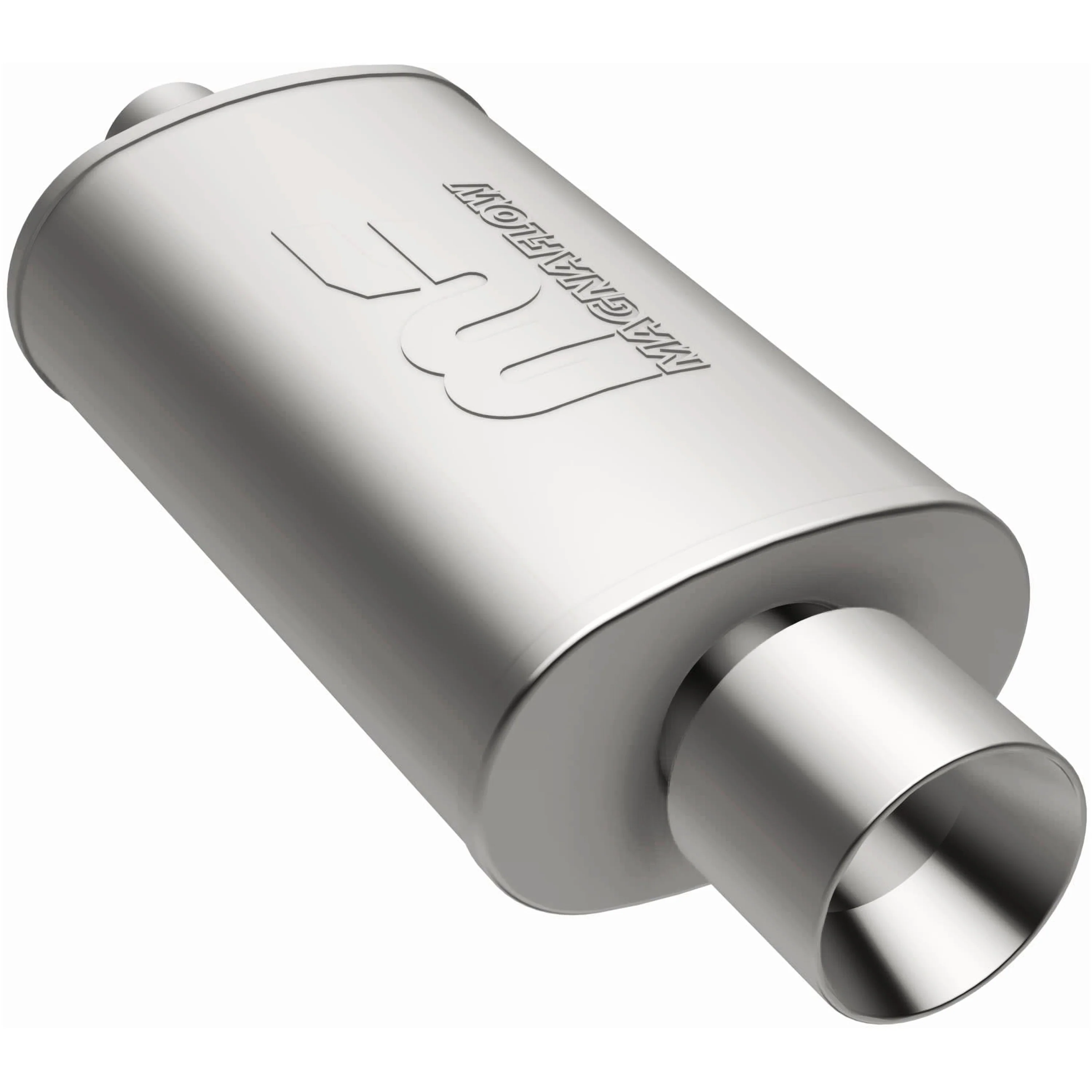 MagnaFlow Street Series 5 in. x 8 in. x 14 in. Oval Straight-Through Performance Exhaust Muffler 14832 - Image 2