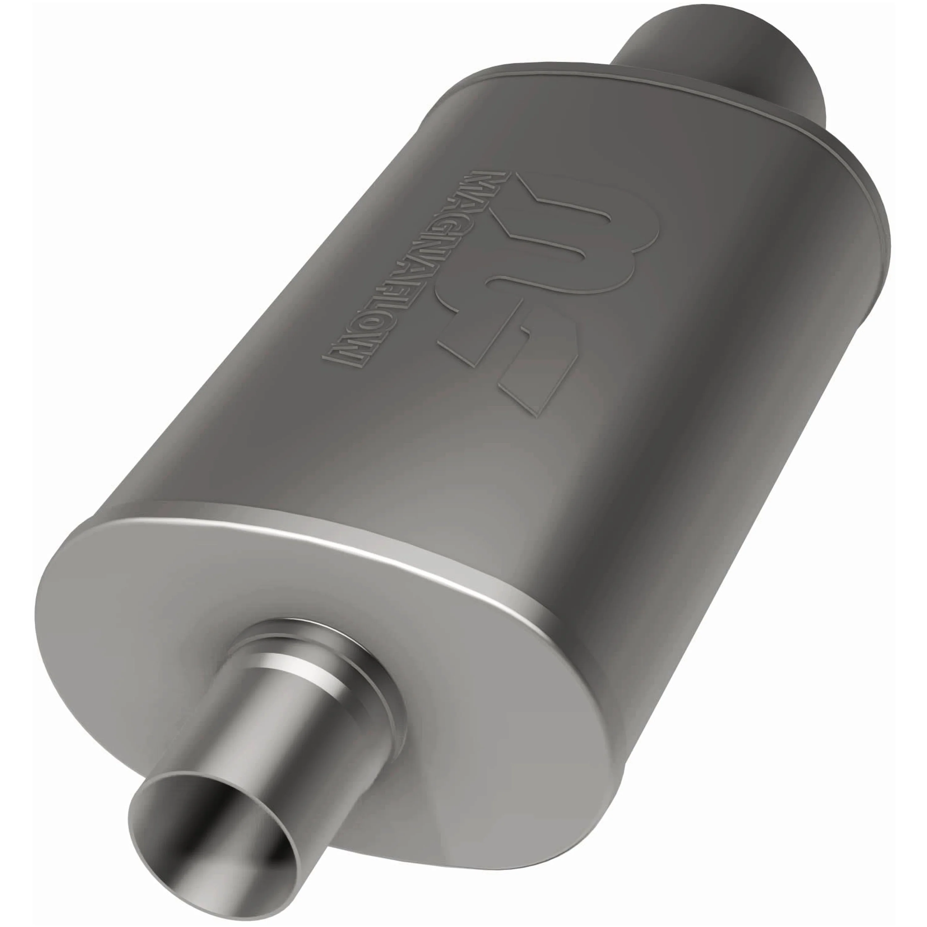 MagnaFlow Street Series 5 in. x 8 in. x 14 in. Oval Straight-Through Performance Exhaust Muffler 14832 - Image 3