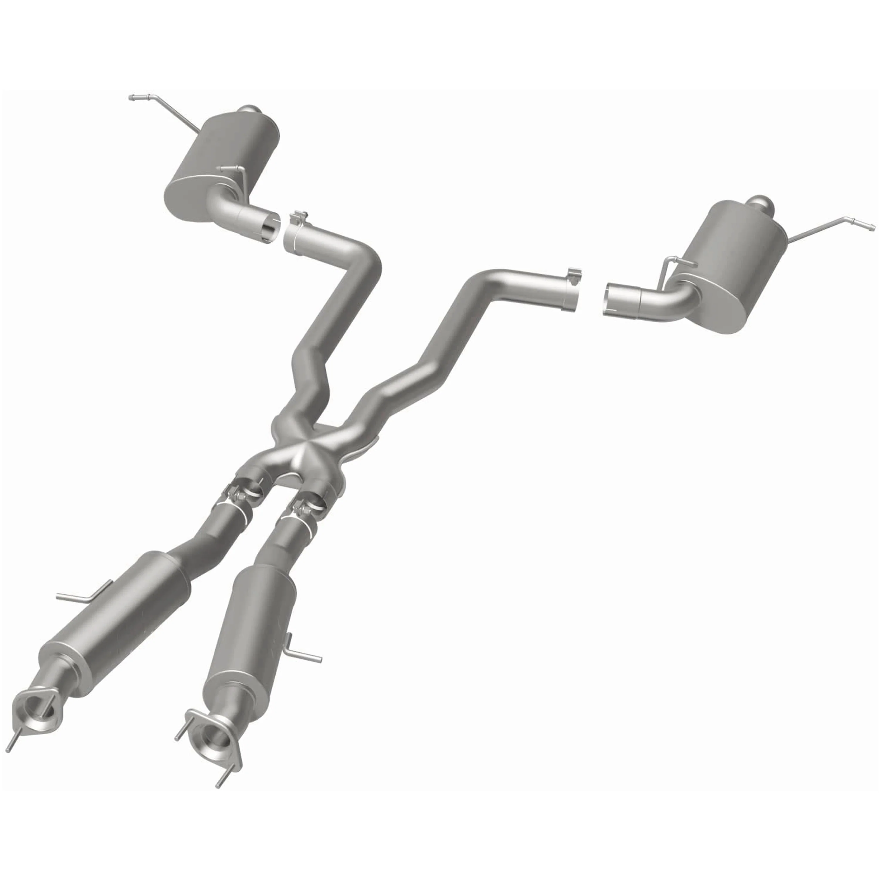 MagnaFlow 2012-2021 Jeep Grand Cherokee 6.4L | 2018-2021 Jeep Grand Cherokee 6.2L Street Series Cat-Back Performance Exhaust System 15064 - Image 3