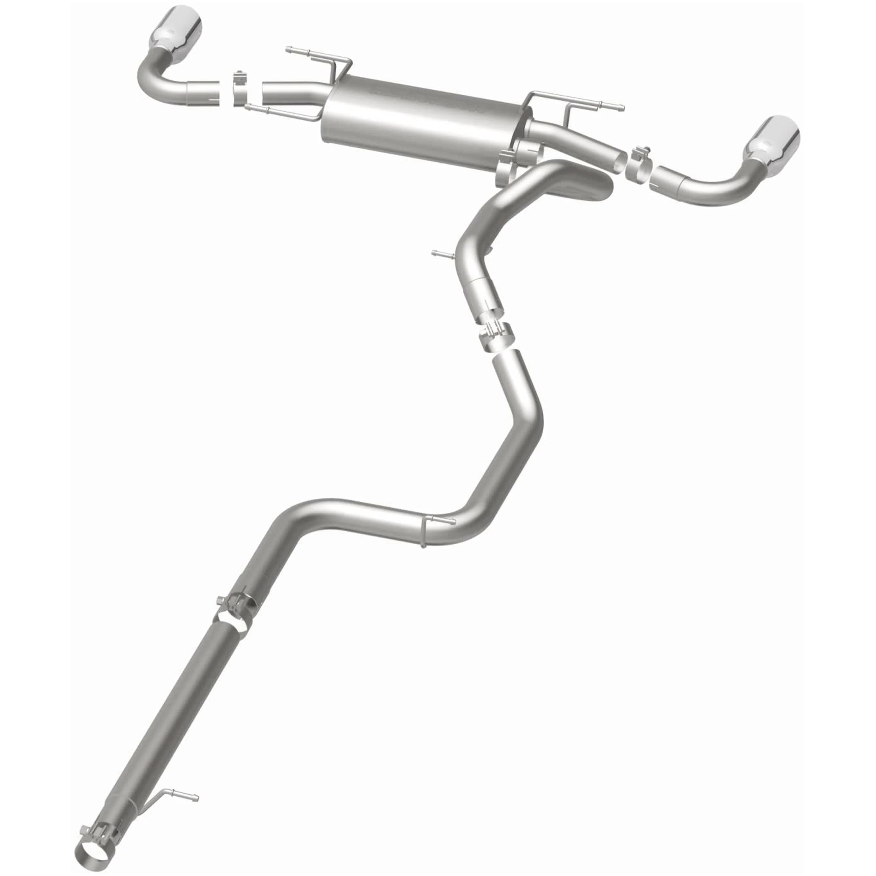 MagnaFlow 2010-2013 Mazda 3 2.5L Street Series Cat-Back Performance Exhaust System 15146 - Image 3