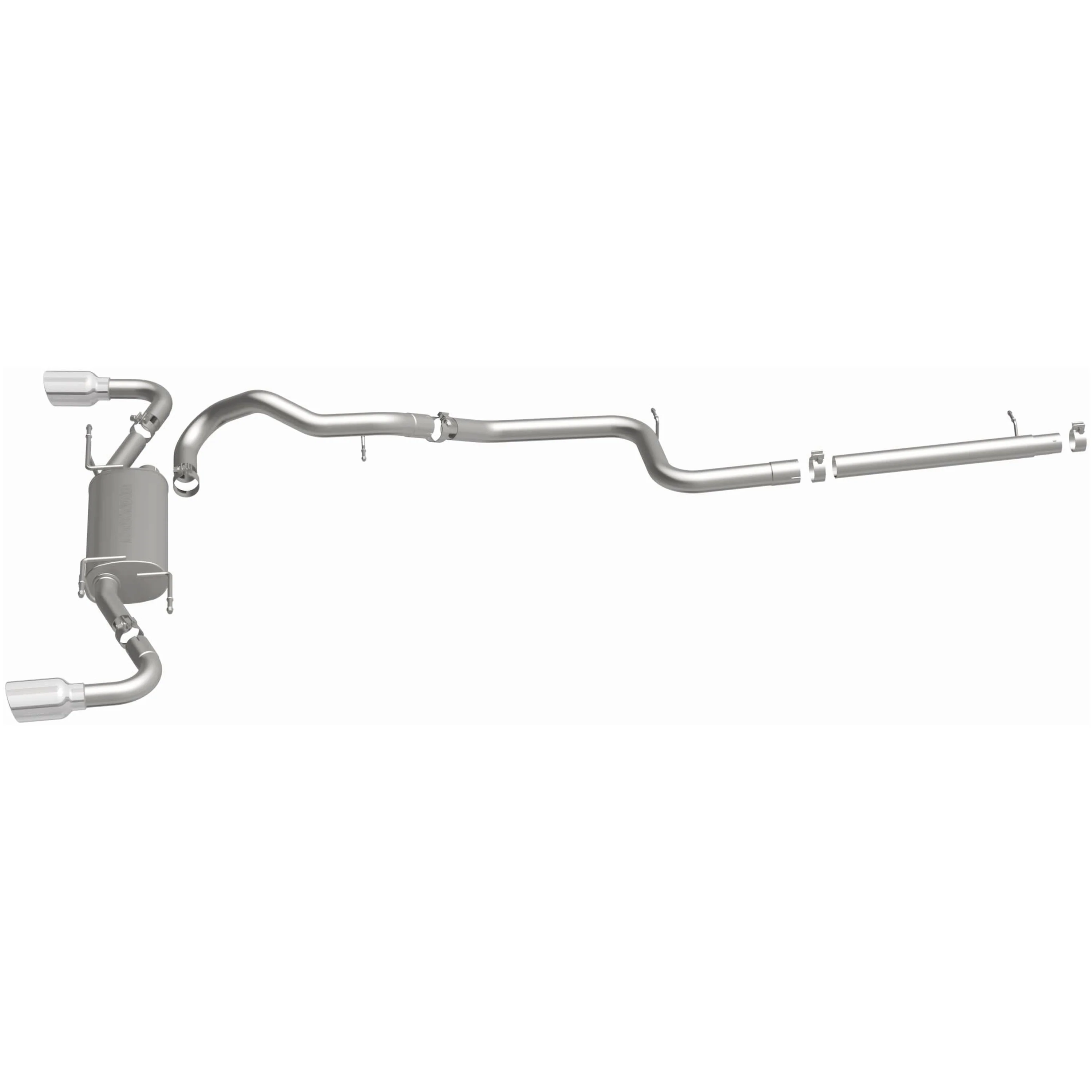 MagnaFlow 2010-2013 Mazda 3 2.5L Street Series Cat-Back Performance Exhaust System 15146 - Image 4