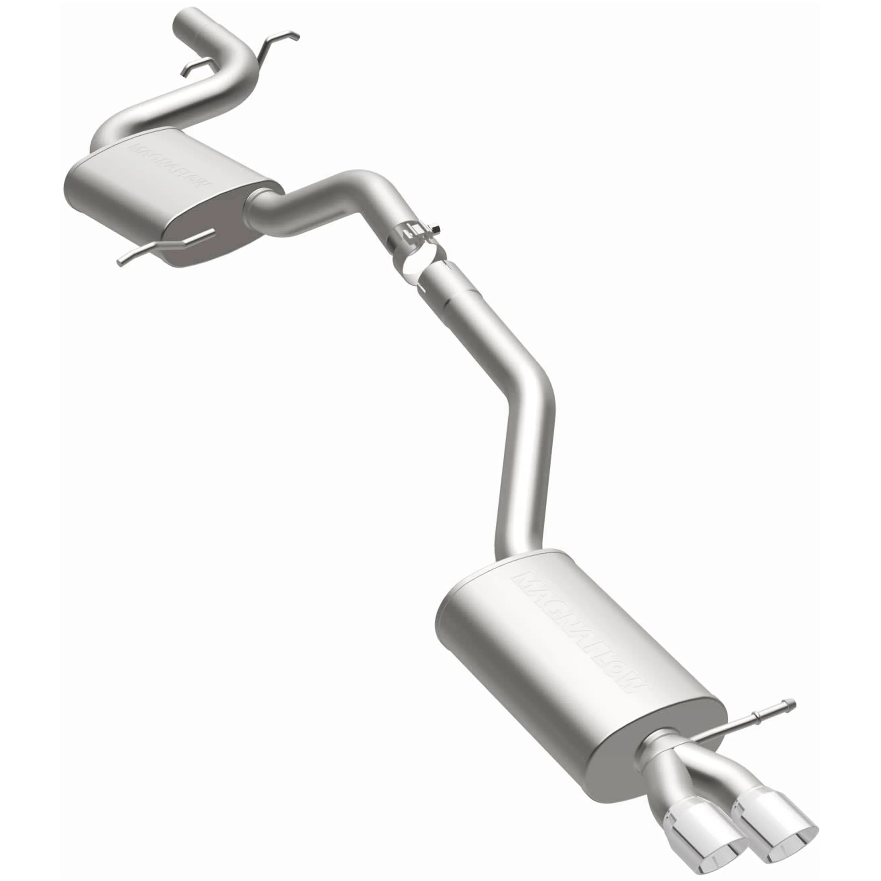MagnaFlow 2012-2018 Volkswagen Jetta 2.0L | 2014-2018 Volkswagen Jetta 1.8L Touring Series Cat-Back Performance Exhaust System 15158 - Image 2