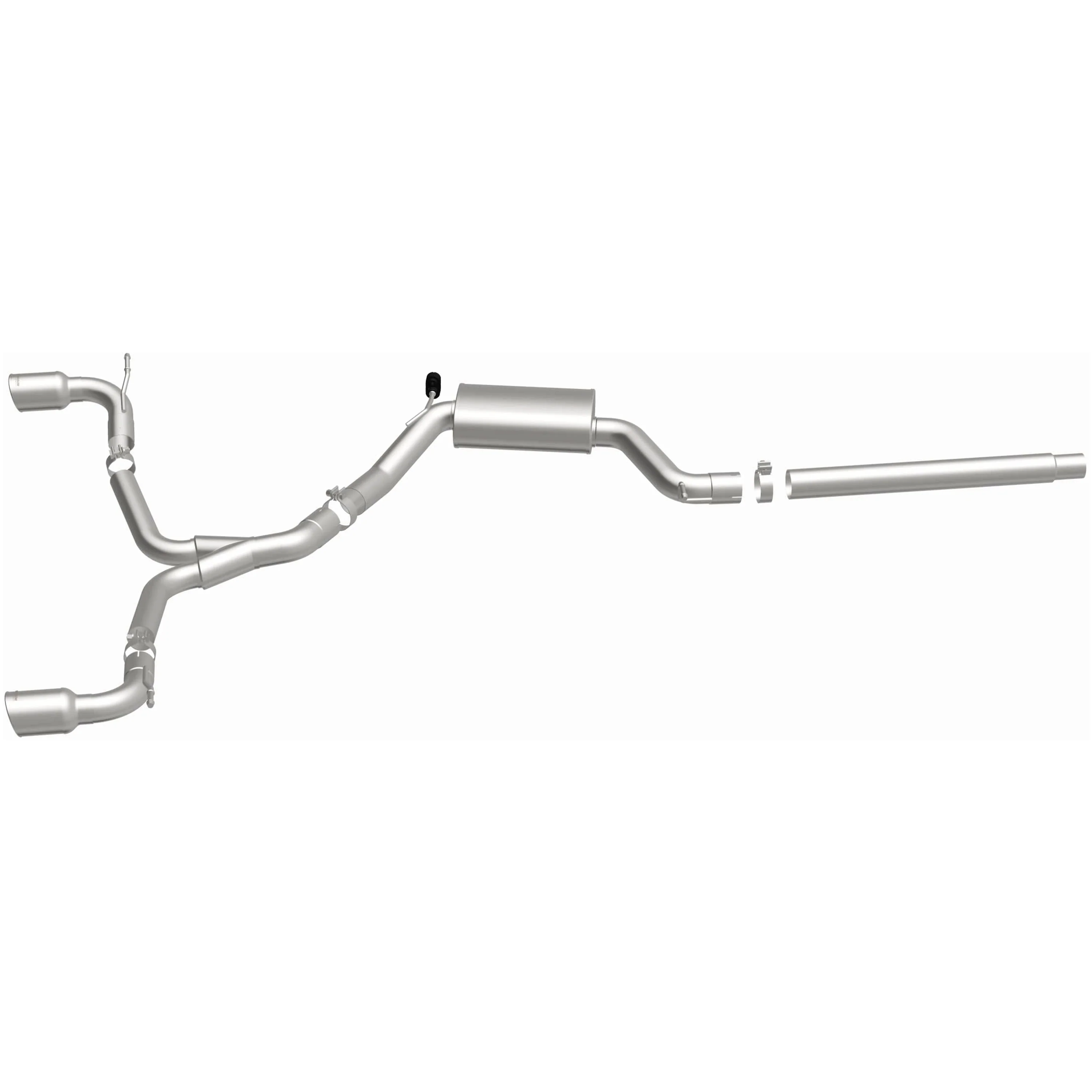 MagnaFlow 2015-2017 Volkswagen GTI 2.0L Touring Series Cat-Back Performance Exhaust System 15357 - Image 4