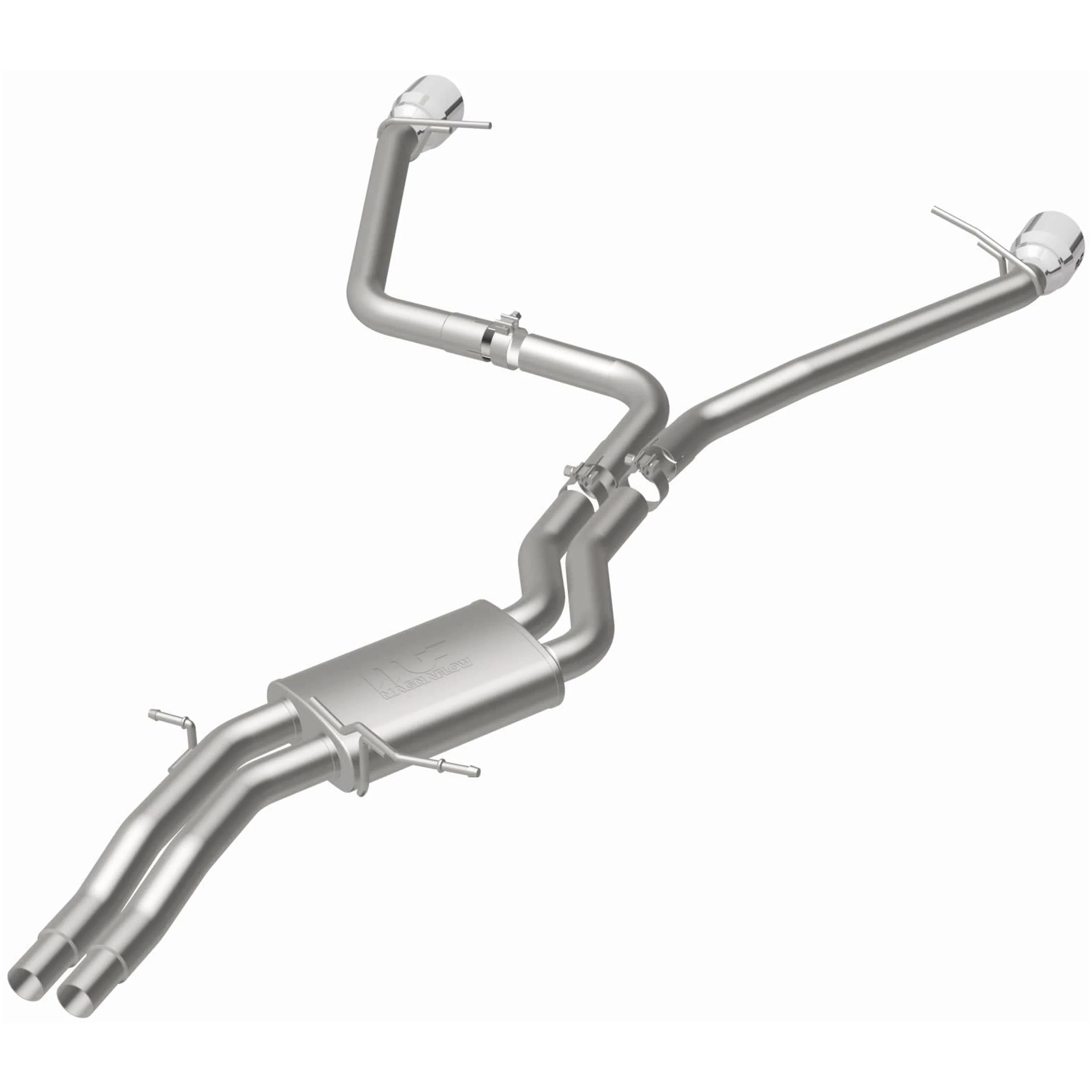 MagnaFlow 2014-2017 Audi Q5 3.0L Touring Series Cat-Back Performance Exhaust System 15378 - Image 3