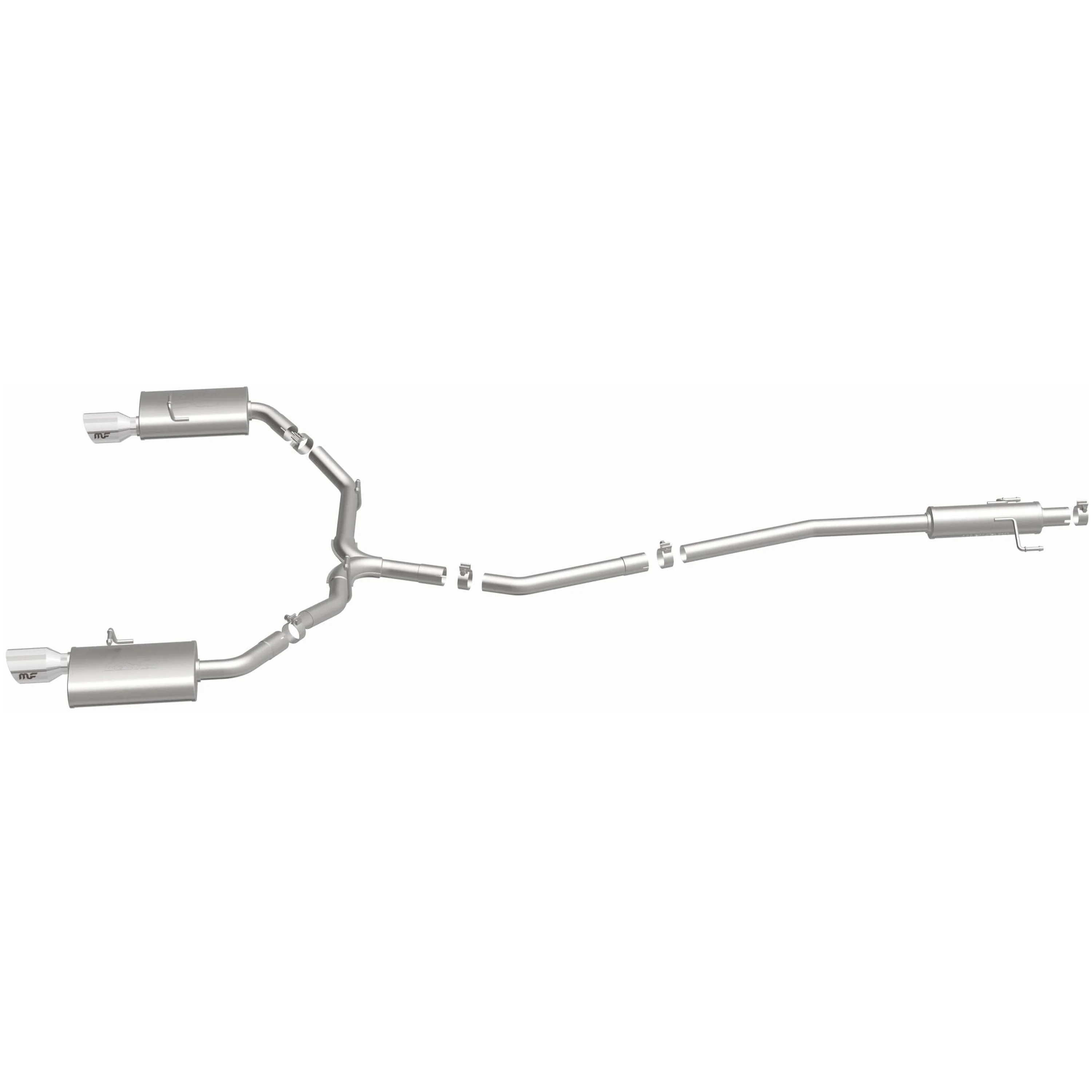 MagnaFlow 2007-2012 Ford Fusion 3.0L | 2010-2012 Ford Fusion 3.5L Street Series Cat-Back Performance Exhaust System 15552 - Image 4