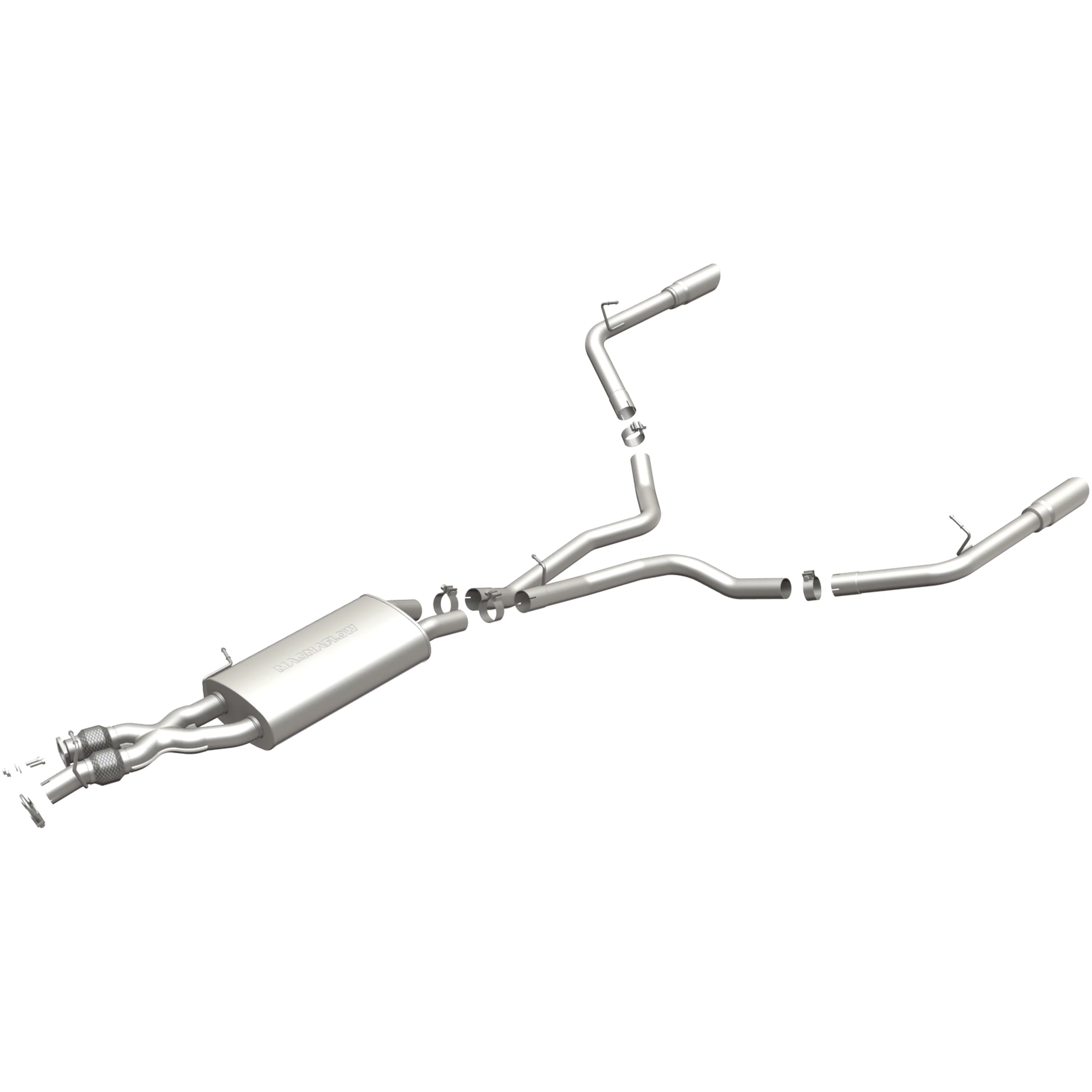MagnaFlow 2010-2013 Land Rover Range Rover Sport 5.0L Touring Series Cat-Back Performance Exhaust System 15579