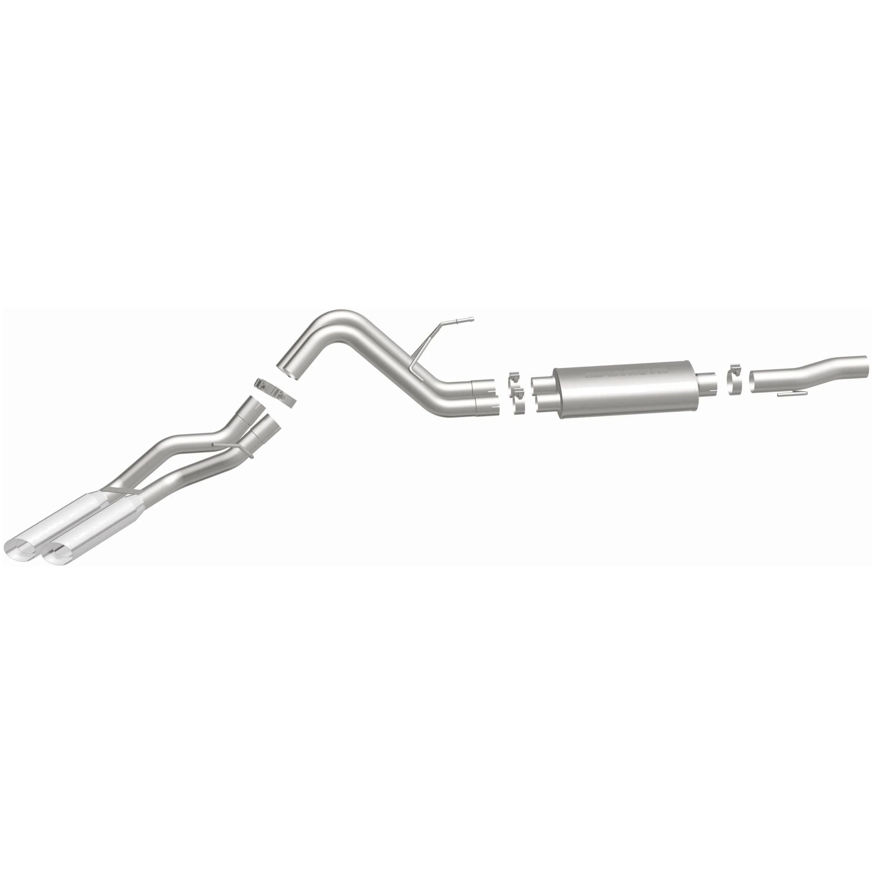 MagnaFlow 2010-2014 Ford F-150 SVT Raptor 6.2L Street Series Cat-Back Performance Exhaust System 15588 - Image 4
