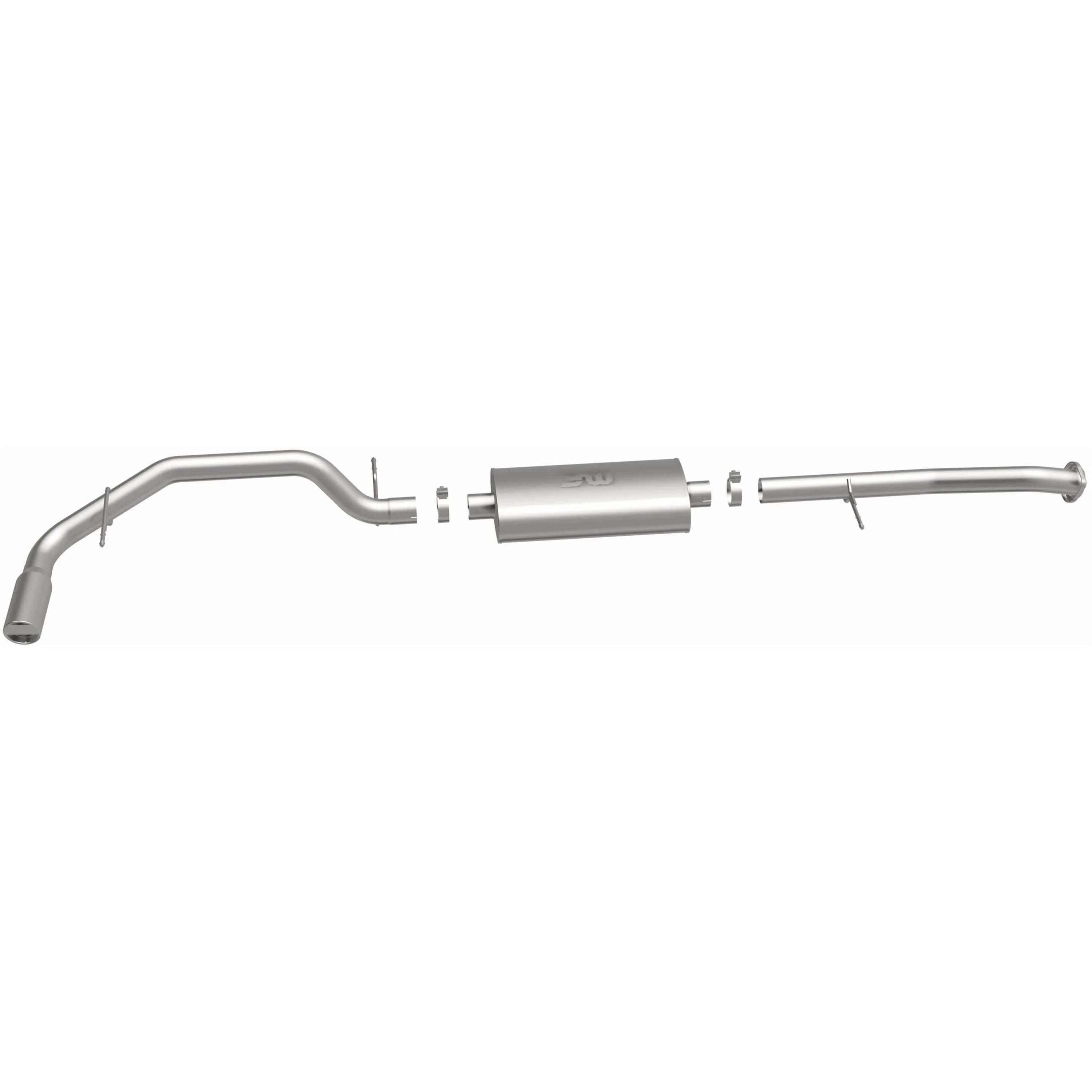 MagnaFlow 2000-2006 Chevrolet Suburban 1500 5.3L | 2000-2006 GMC Yukon XL 1500 5.3L Street Series Cat-Back Performance Exhaust System 15665 - Image 4