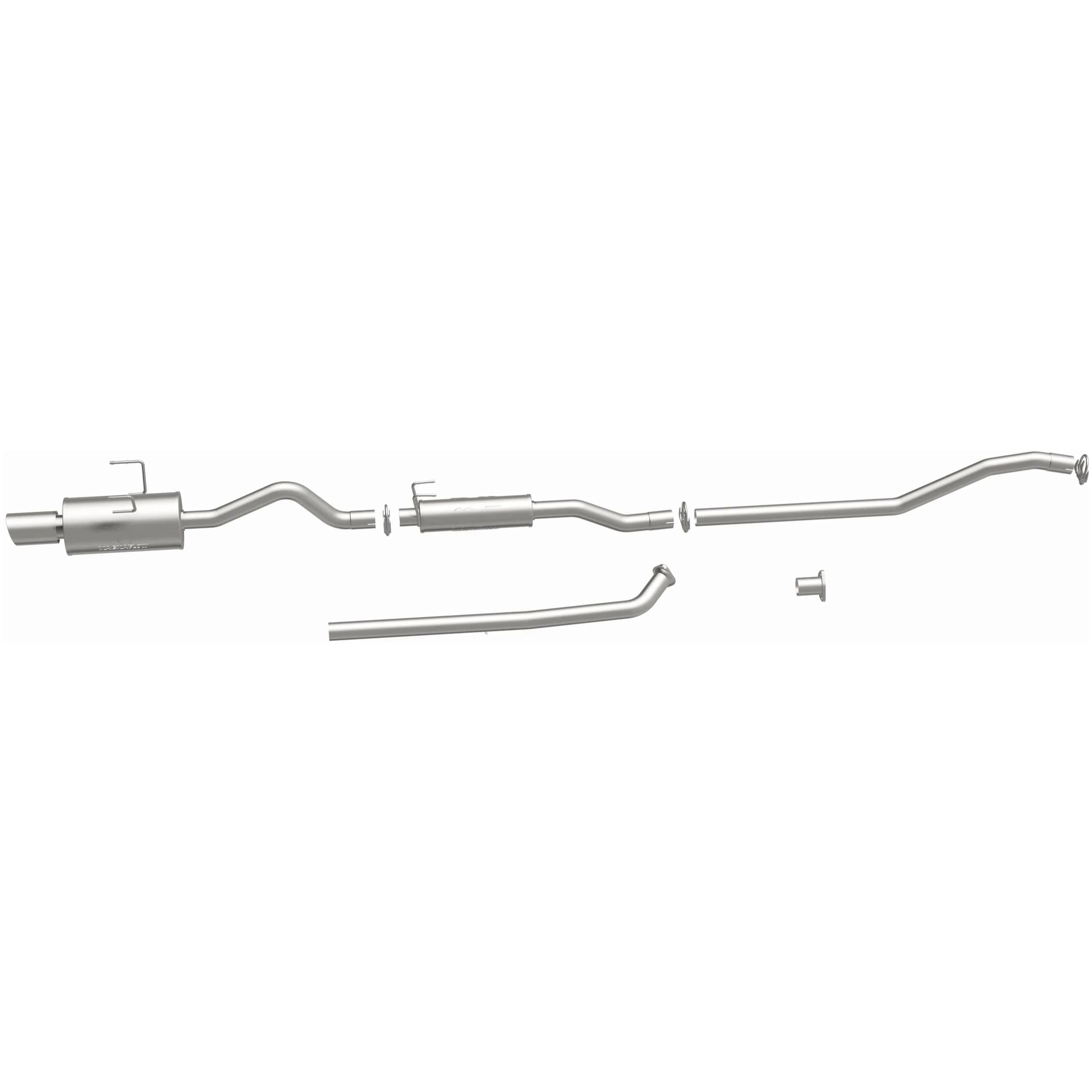 MagnaFlow 2001-2005 Honda Civic 1.7L Street Series Cat-Back Performance Exhaust System 15712 - Image 4