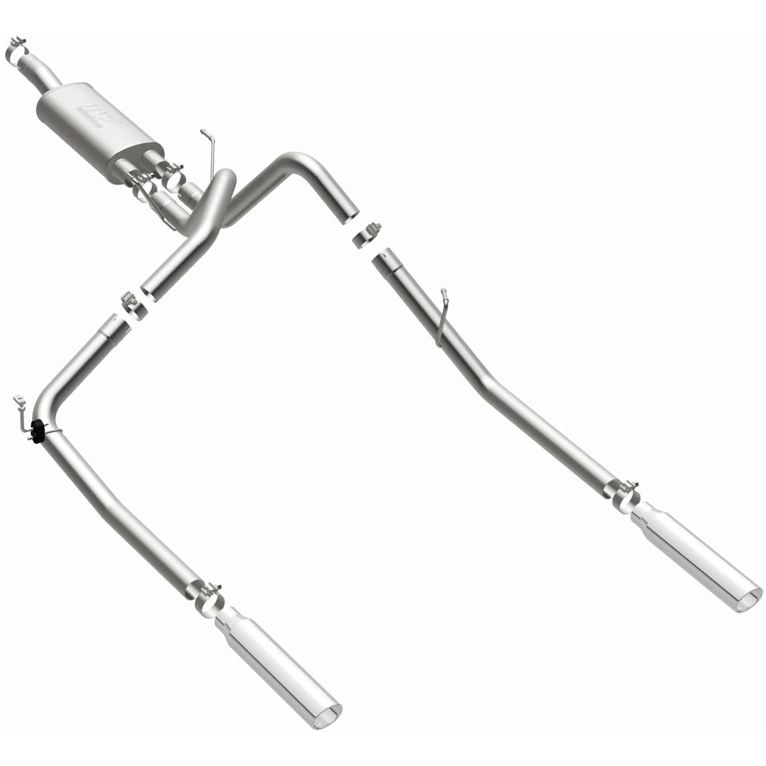 MagnaFlow 2004-2005 Dodge Ram 1500 5.7L Street Series Cat-Back Performance Exhaust System 15863 - Image 2
