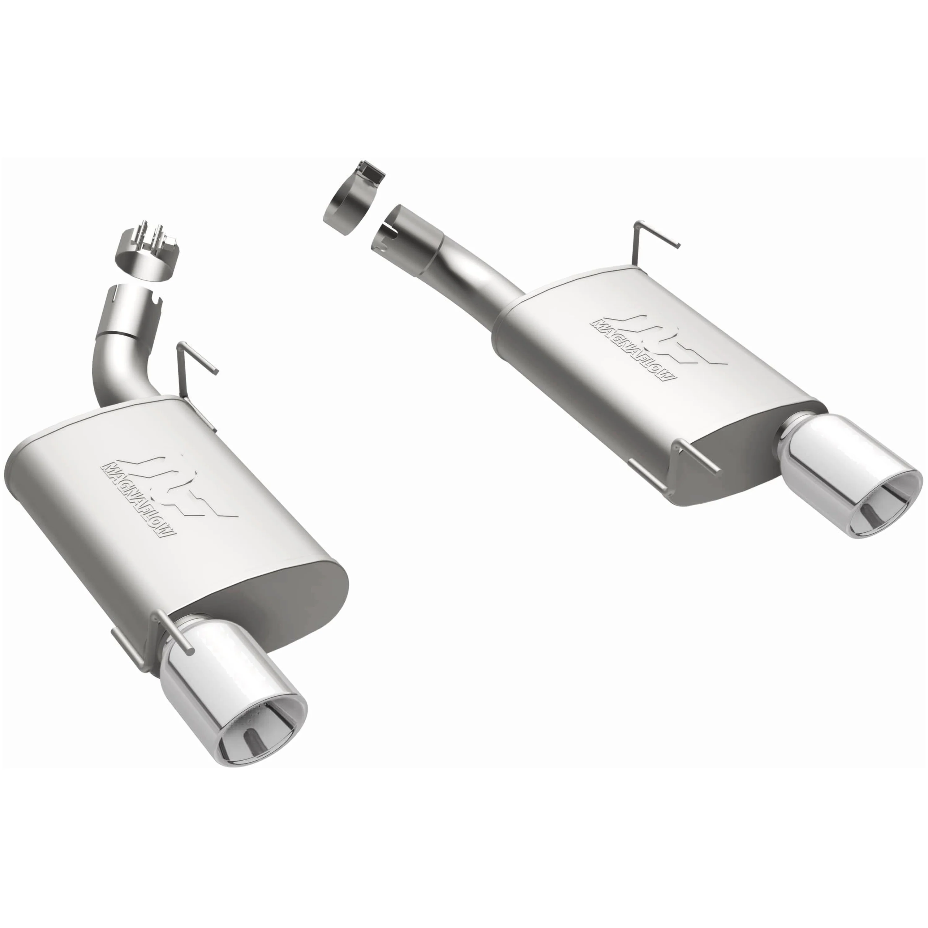 MagnaFlow 2005-2009 Ford Mustang 4.6L | 2007-2009 Ford Mustang Shelby GT500 5.4L Street Series Axle Back Performance Exhaust System 15882 - Image 2
