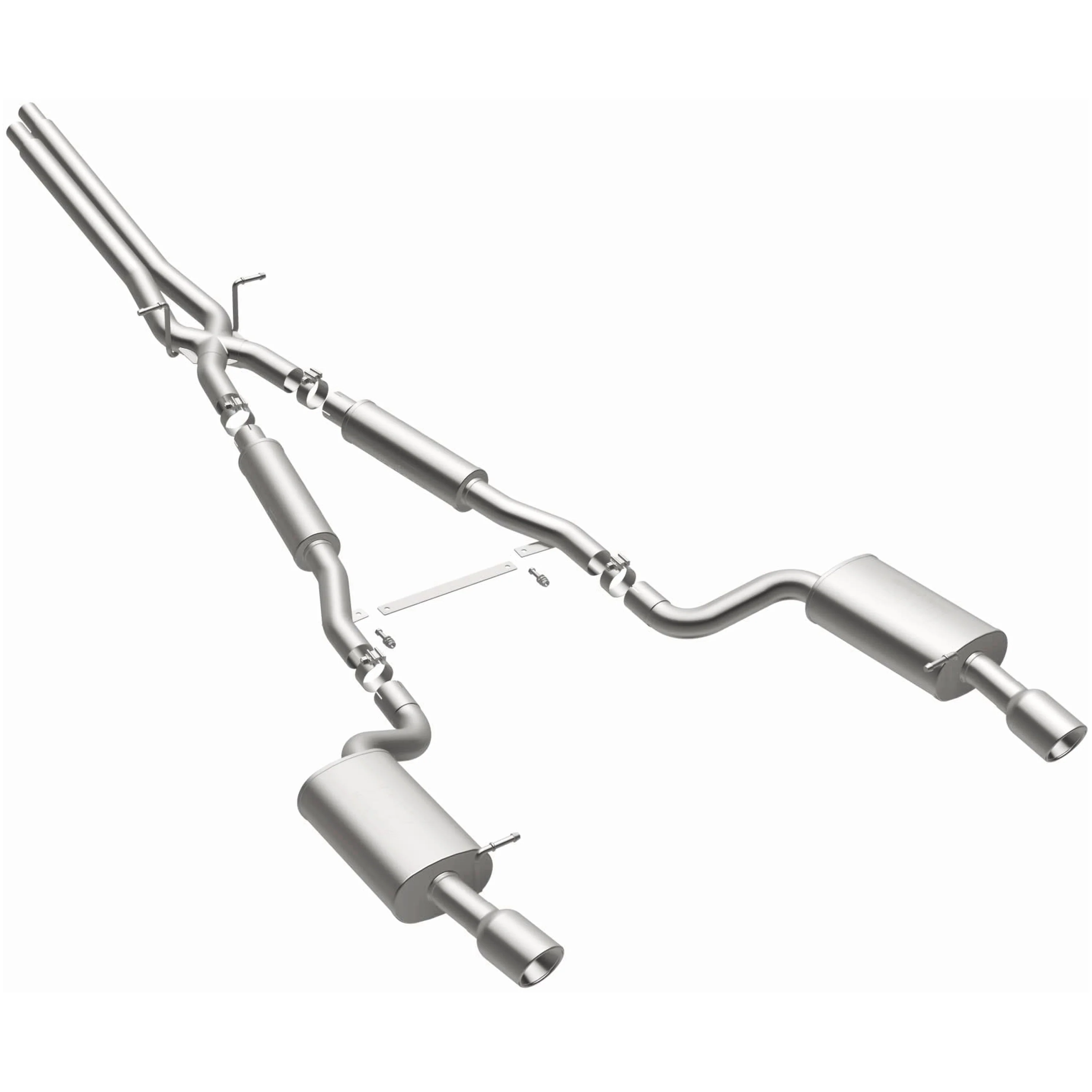 MagnaFlow 2000-2004 Audi A6 Quattro 2.7L Touring Series Cat-Back Performance Exhaust System 16493 - Image 2