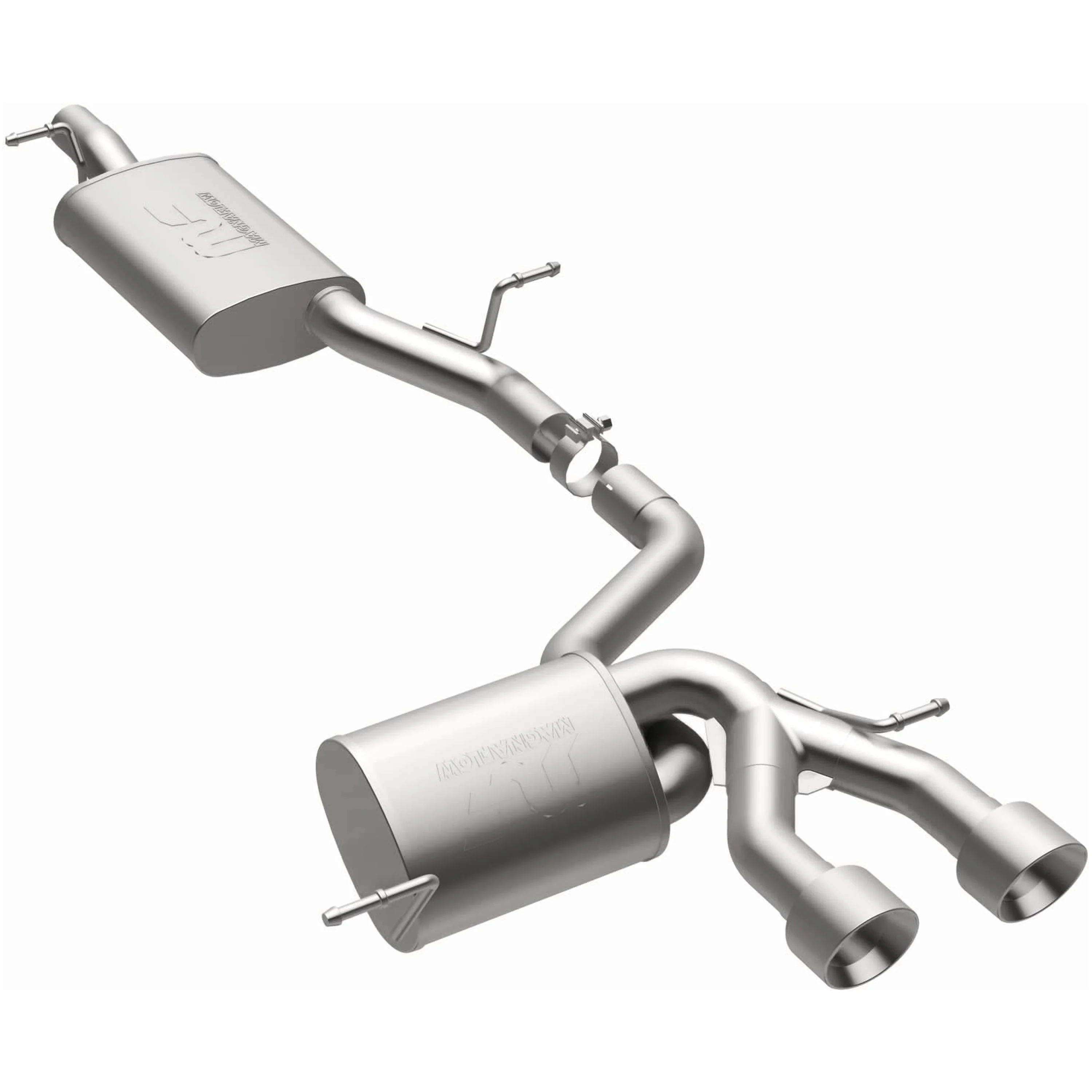 MagnaFlow 2008 Volkswagen R32 3.2L Sport Series Cat-Back Performance Exhaust System 16501 - Image 2