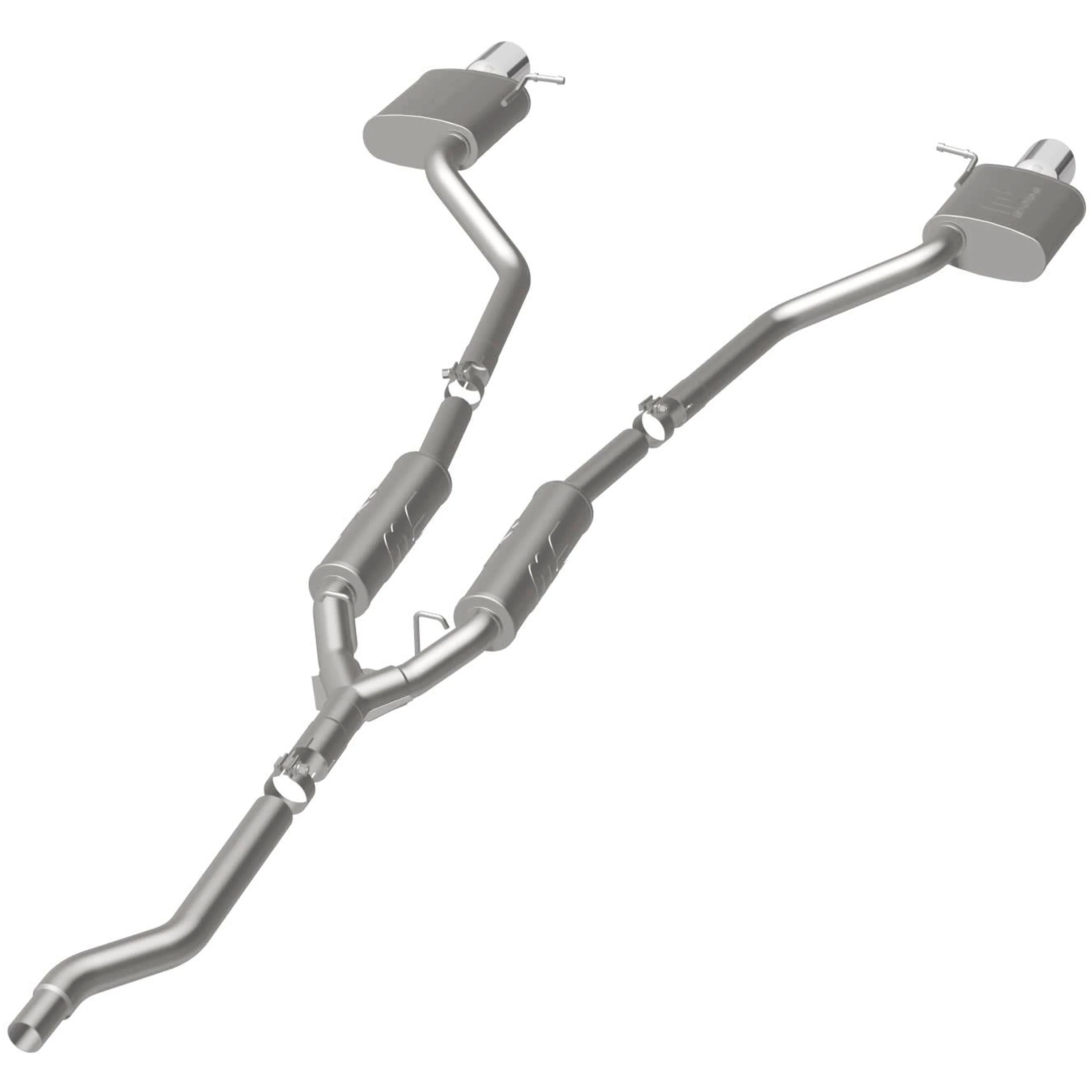 MagnaFlow 2002-2005 Audi A4 Quattro 1.8L | 2006-2008 Audi A4 Quattro 2.0L Touring Series Cat-Back Performance Exhaust System 16601 - Image 3