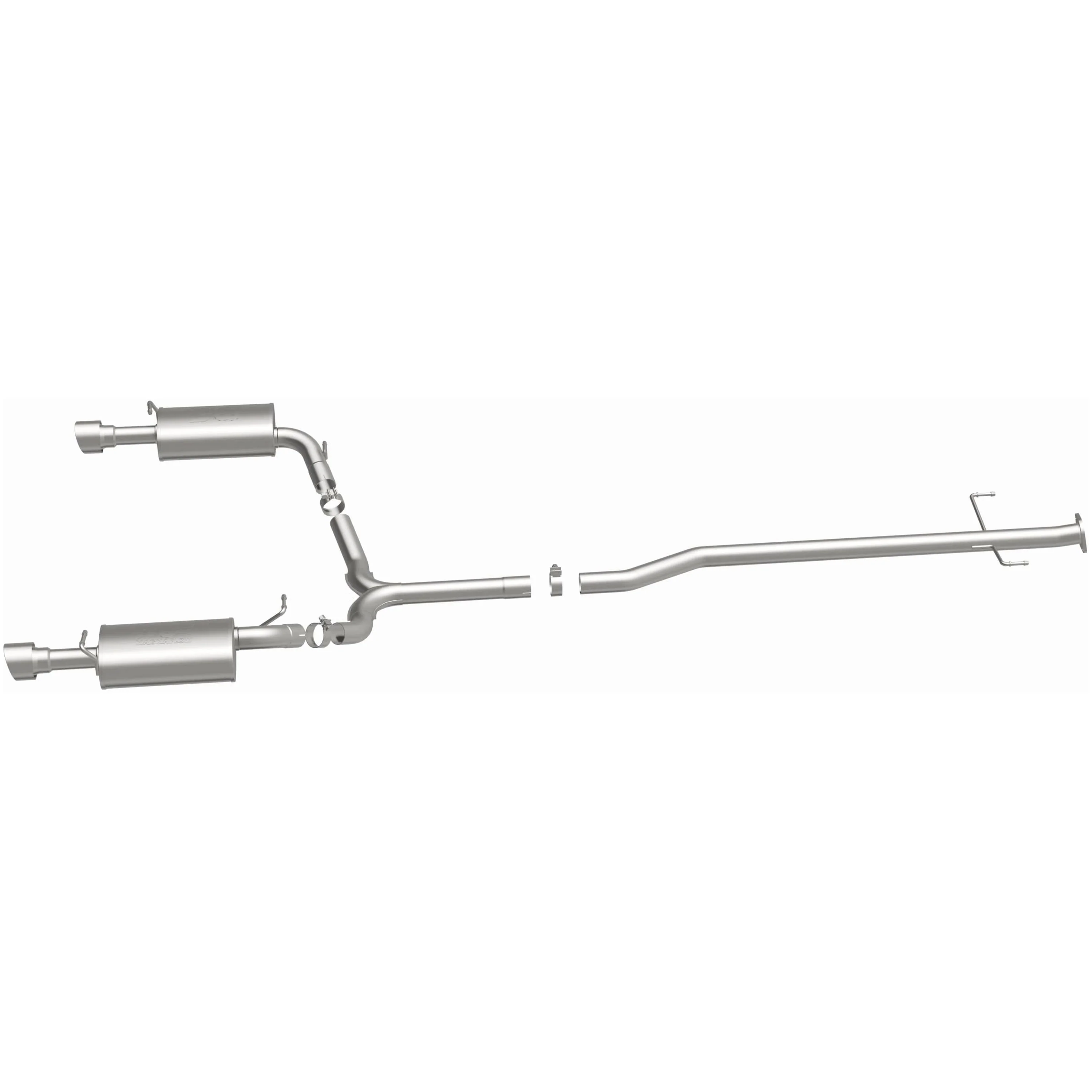 MagnaFlow 2006-2007 Mazda 6 Mazdaspeed 2.3L Street Series Cat-Back Performance Exhaust System 16609 - Image 4