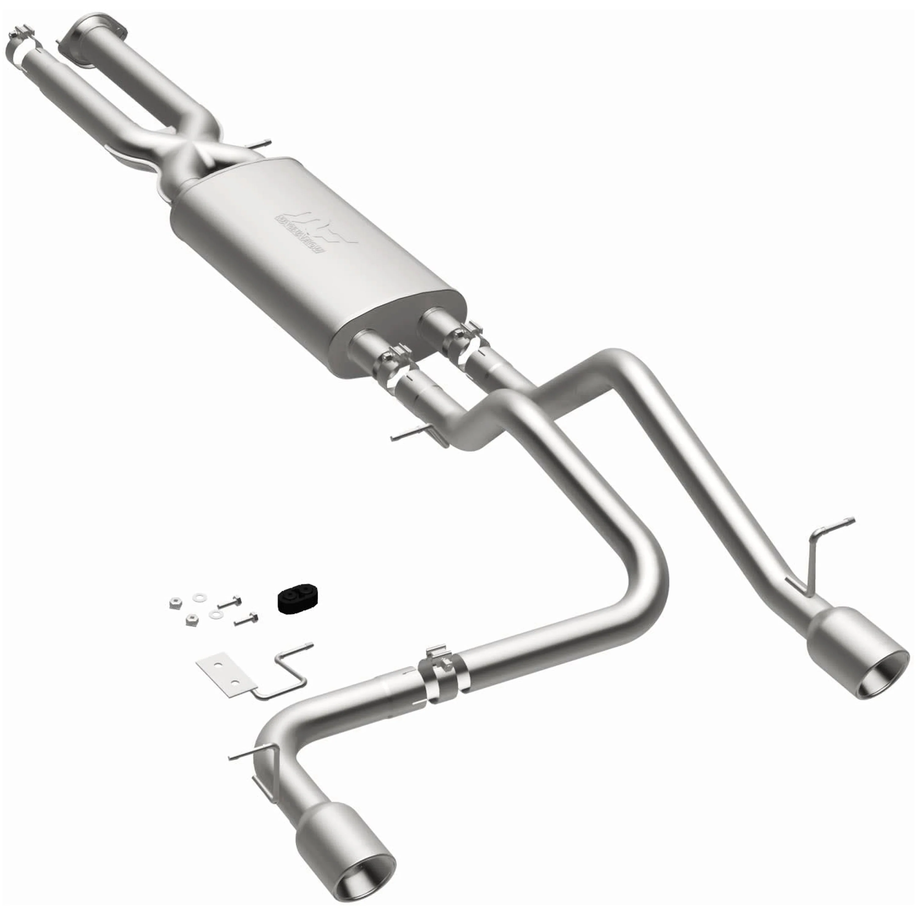 MagnaFlow 2003-2006 Hummer H2 6.0L Street Series Cat-Back Performance Exhaust System 16673 - Image 2