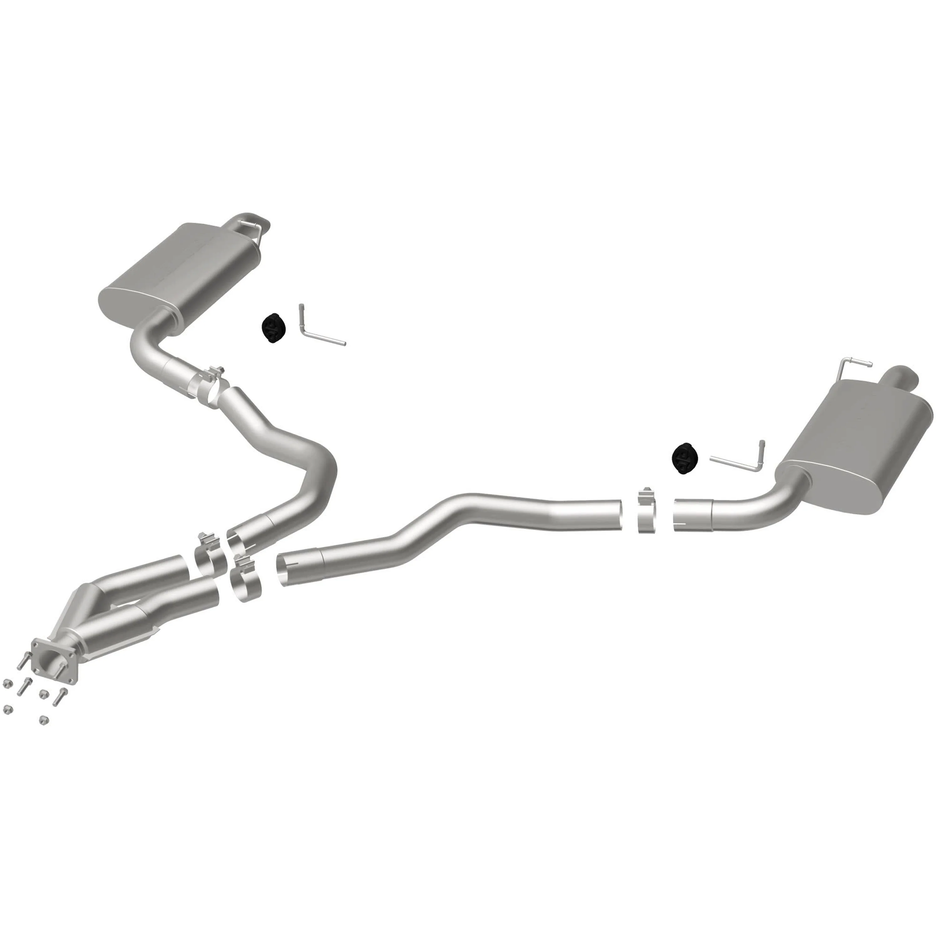 MagnaFlow 1975-1979 Chevrolet Corvette 5.7L Street Series Cat-Back Performance Exhaust System 16710 - Image 3