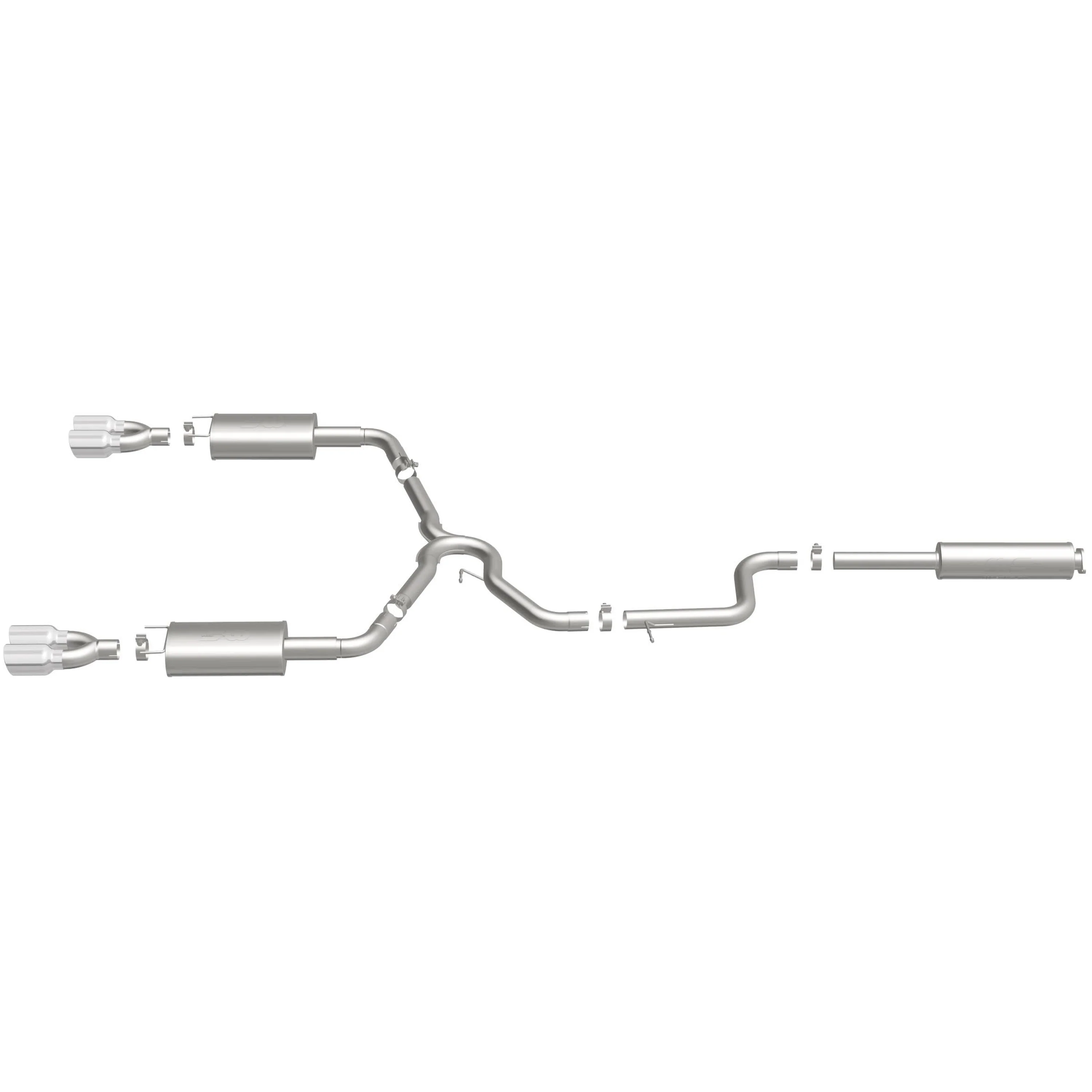 MagnaFlow 2005-2008 Pontiac Grand Prix GXP 5.3L Street Series Cat-Back Performance Exhaust System 16726 - Image 4