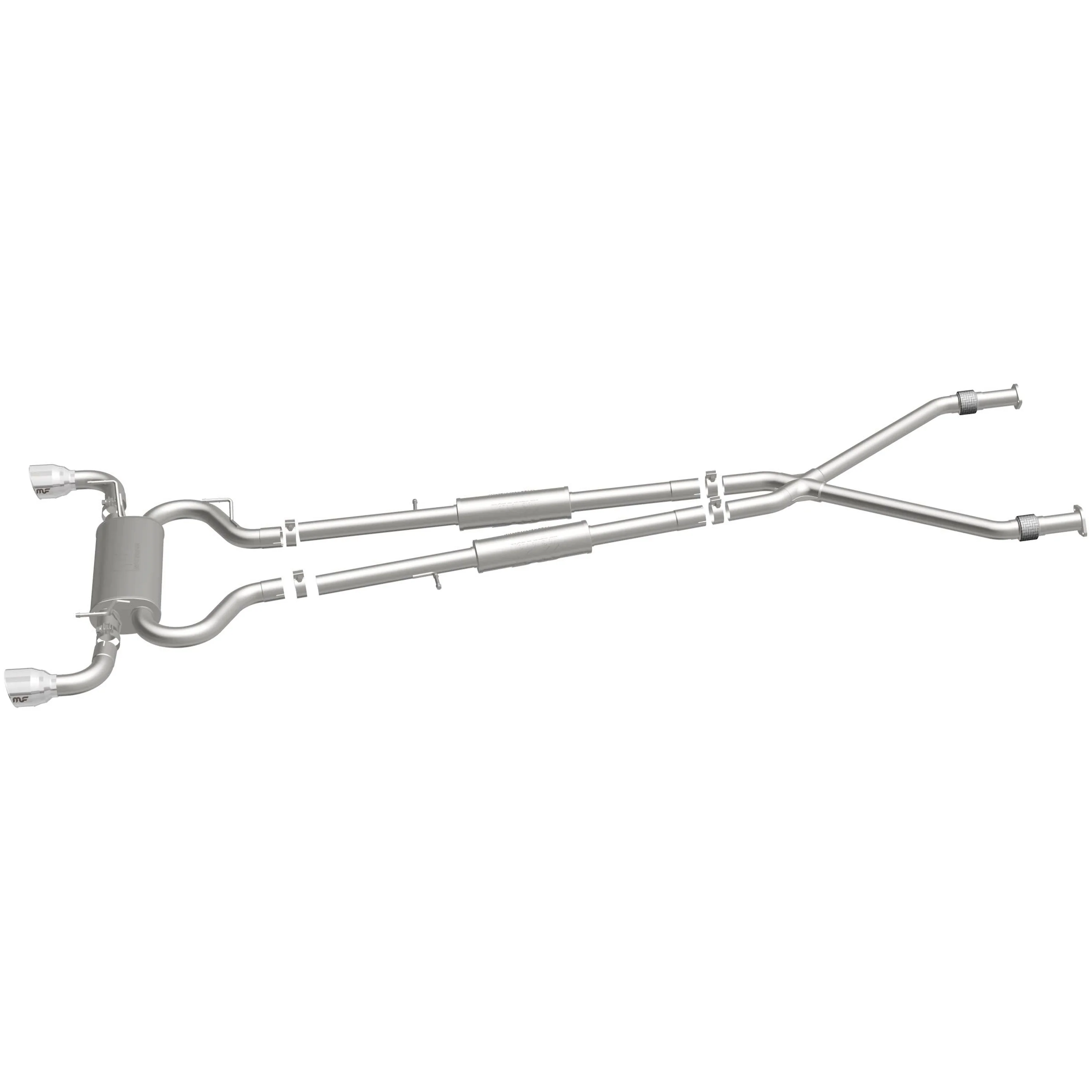 MagnaFlow 2014-2015 INFINITI Q60 3.7L | 2008-2013 INFINITI G37 3.7L Street Series Cat-Back Performance Exhaust System 16820 - Image 4